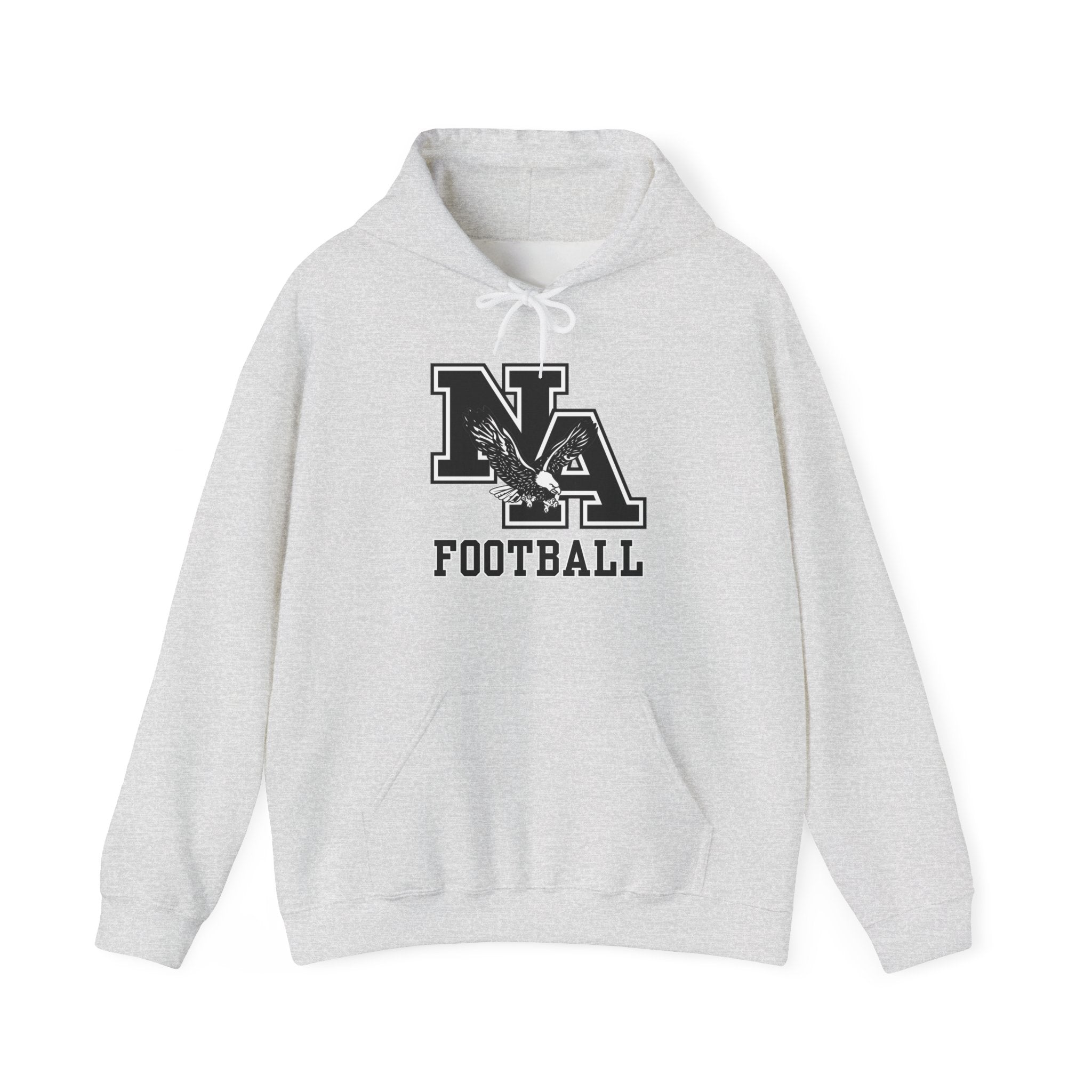 Adult Unisex Classic Logo Black Football Graphic Hoodie