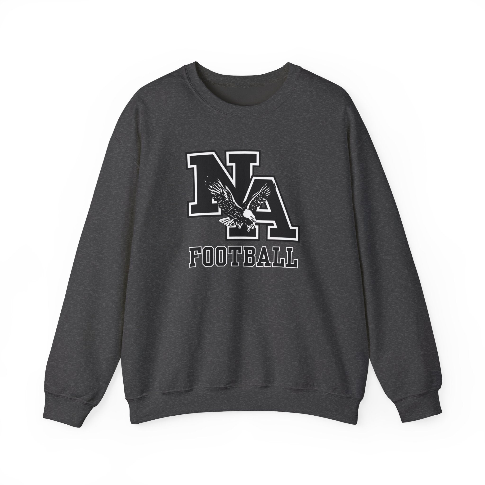 Adult Unisex Classic Logo Black Football Graphic Sweatshirt