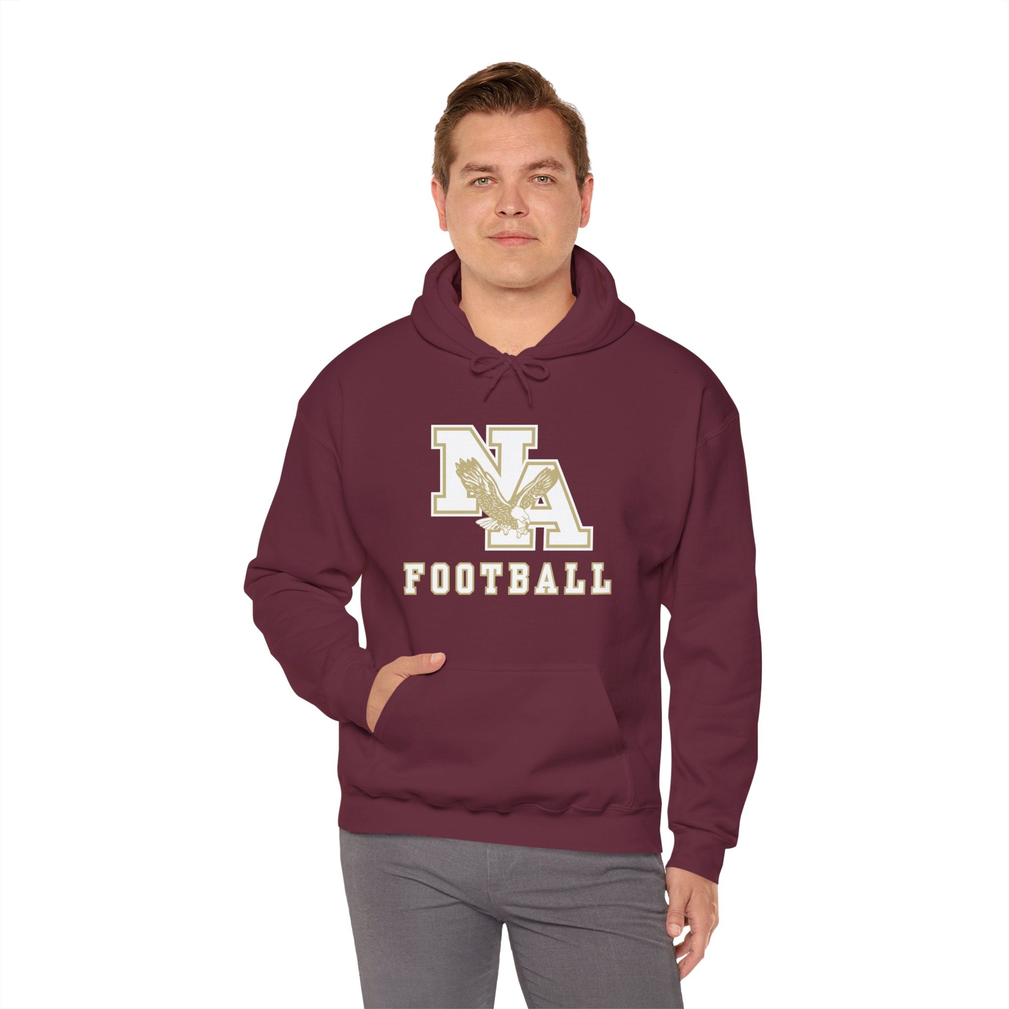 Adult Unisex New Albany Football Gold Classic Logo Graphic Hoodie