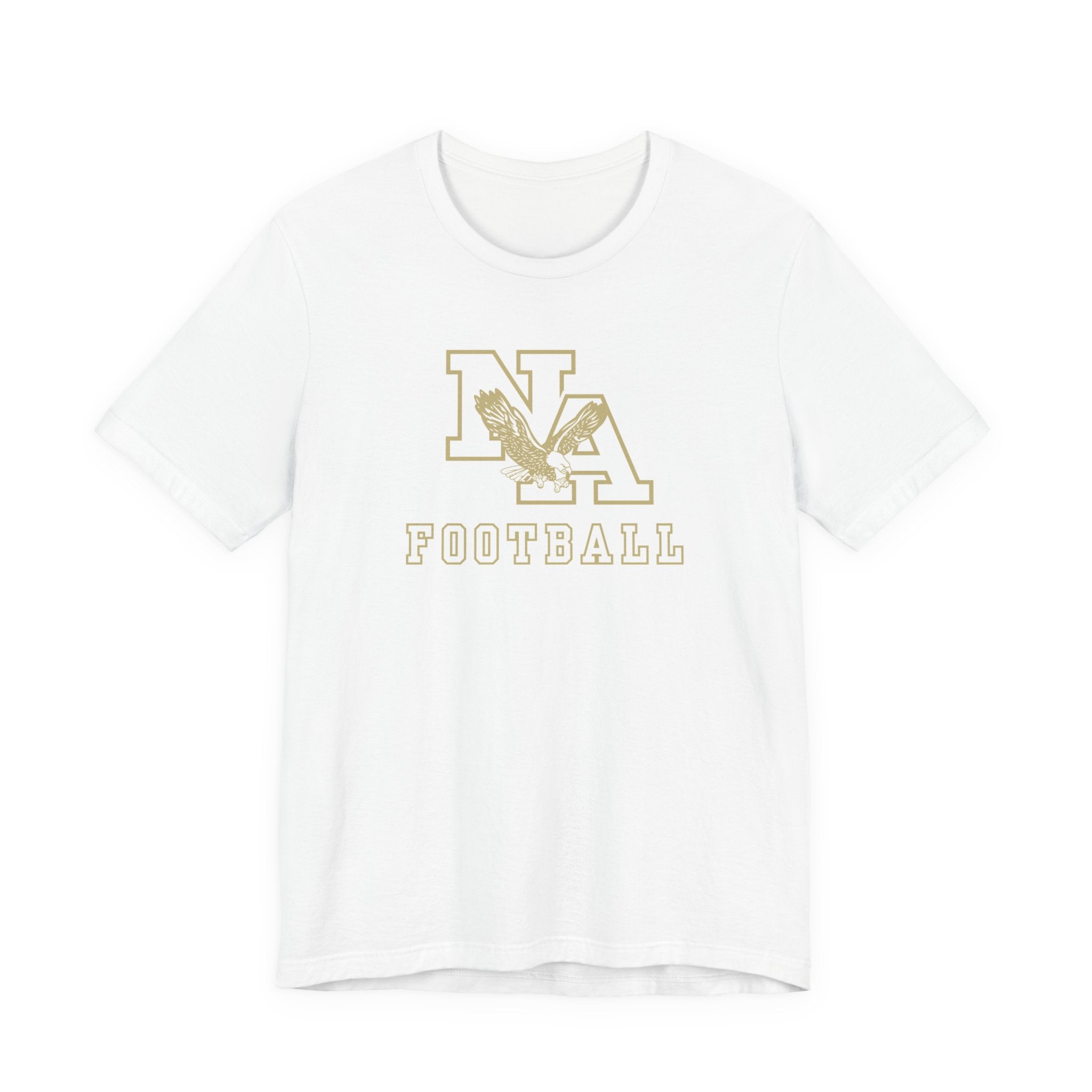 Adult Unisex New Albany Football Gold Classic Logo Graphic Short Sleeve Soft Tee