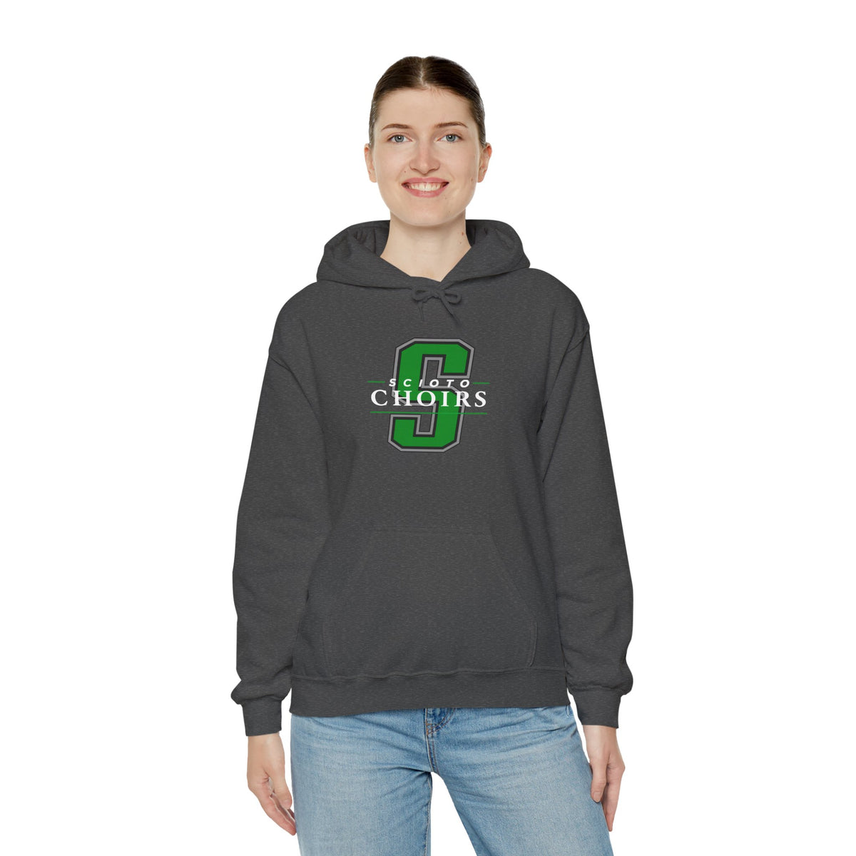 Adult Unisex Dublin Scioto Choirs Classic Logo Graphic Hoodie