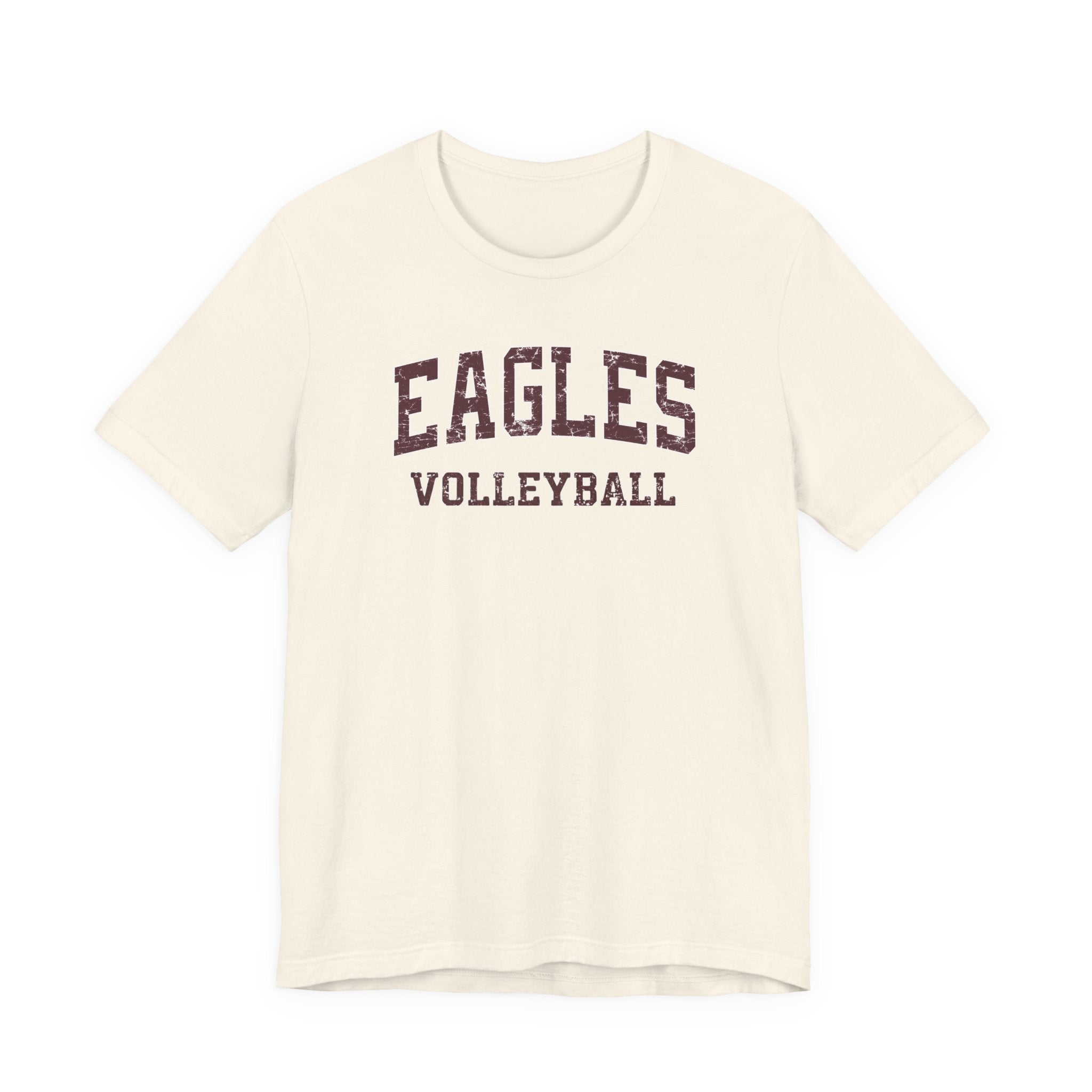 New Albany Eagles Volleyball Vintage Distressed Graphic Short Sleeve Soft Tee