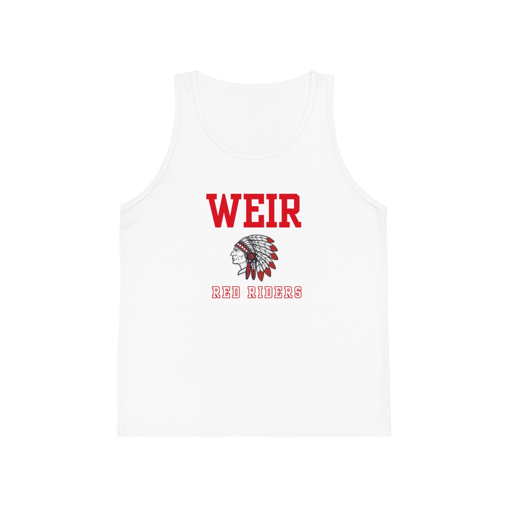 Youth Weir Red Riders Classic Mascot Graphic Bella + Canvas Tank