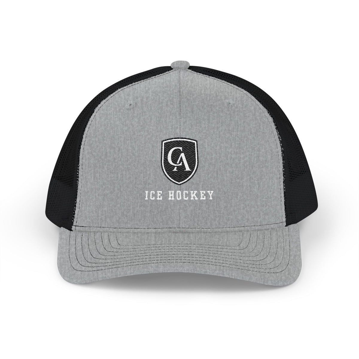 Adult Unisex Embroidered Columbus Academy Ice Hockey Black Logo Richardson 112 Snapback Trucker Hat