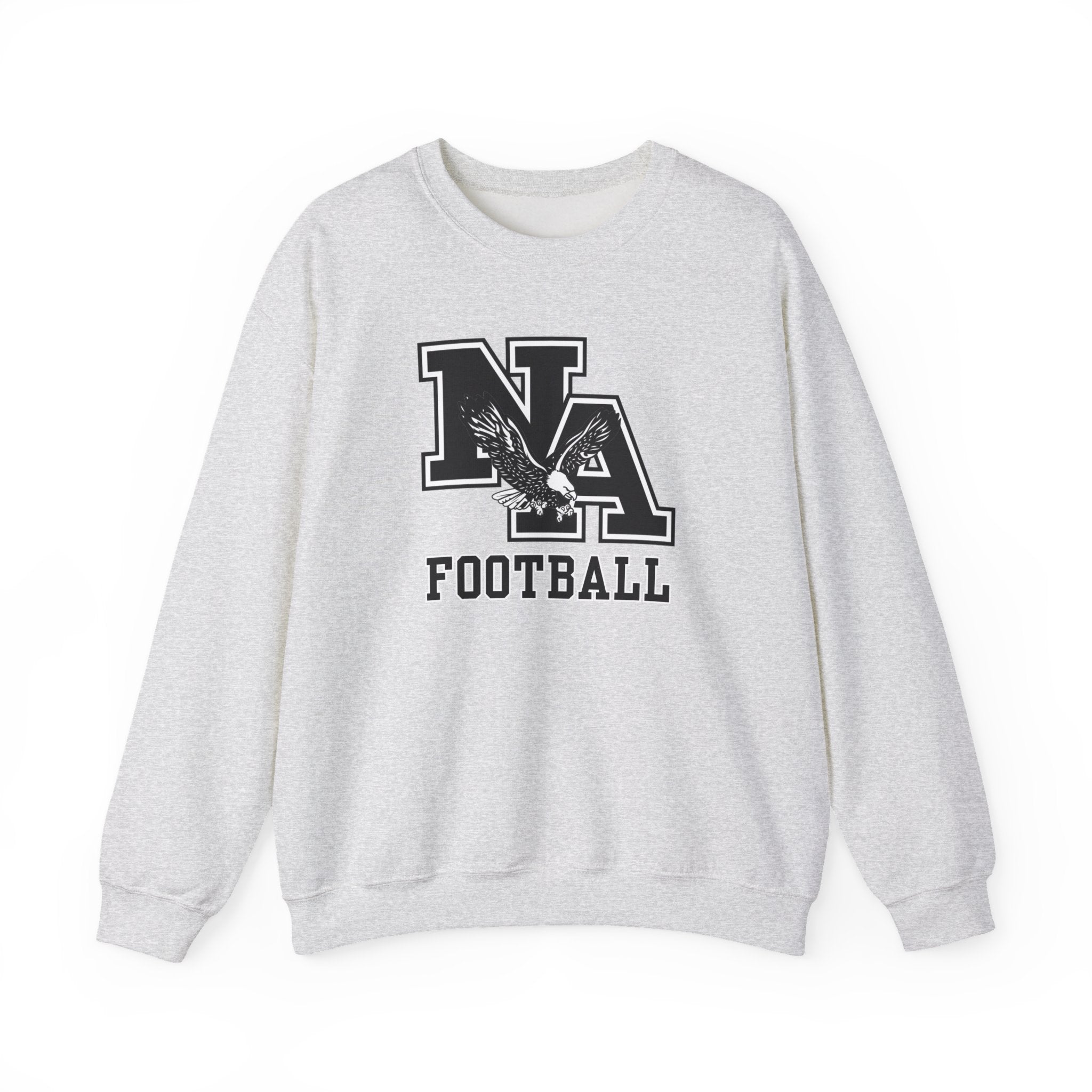 Adult Unisex Classic Logo Black Football Graphic Sweatshirt