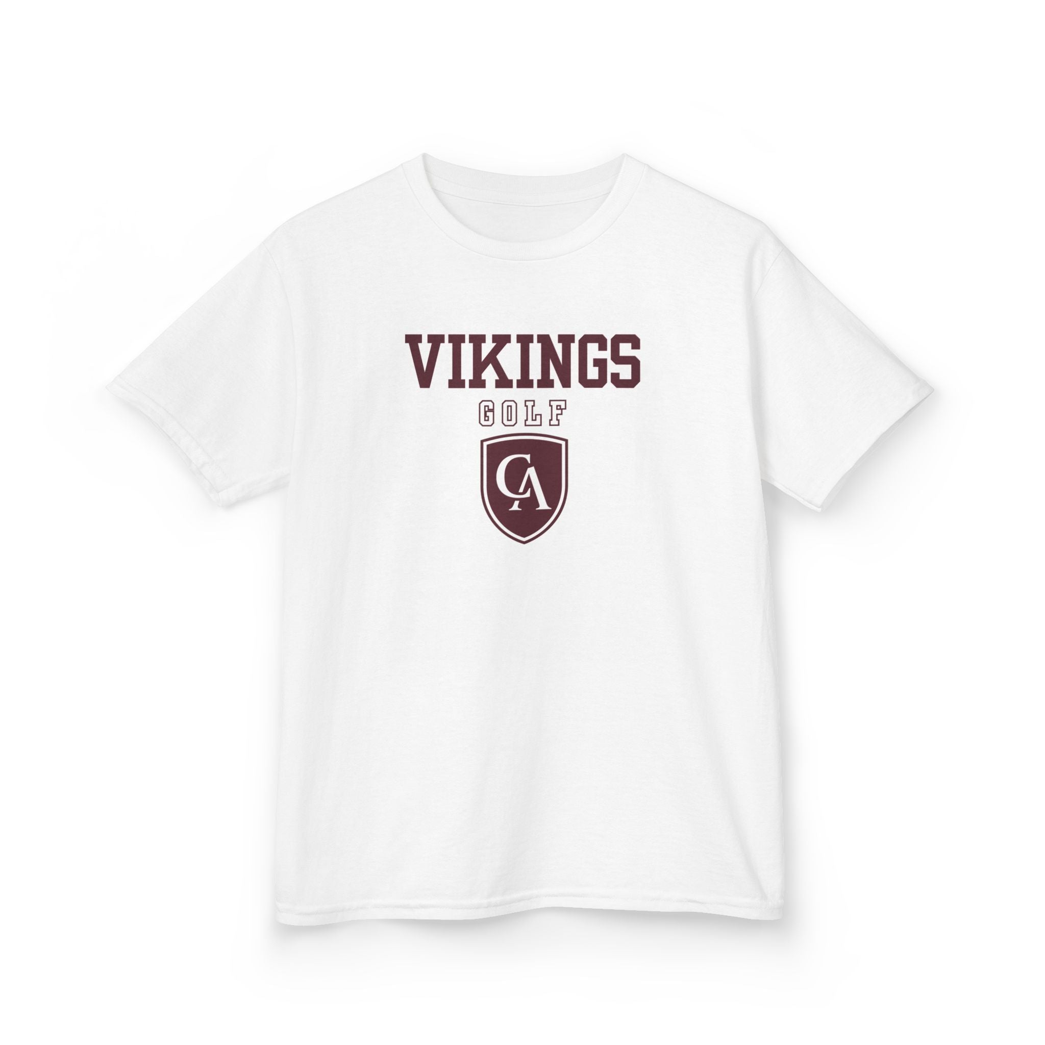 Youth Columbus Academy Vikings Golf Graphic Short Sleeve Gildan Heavy Tee