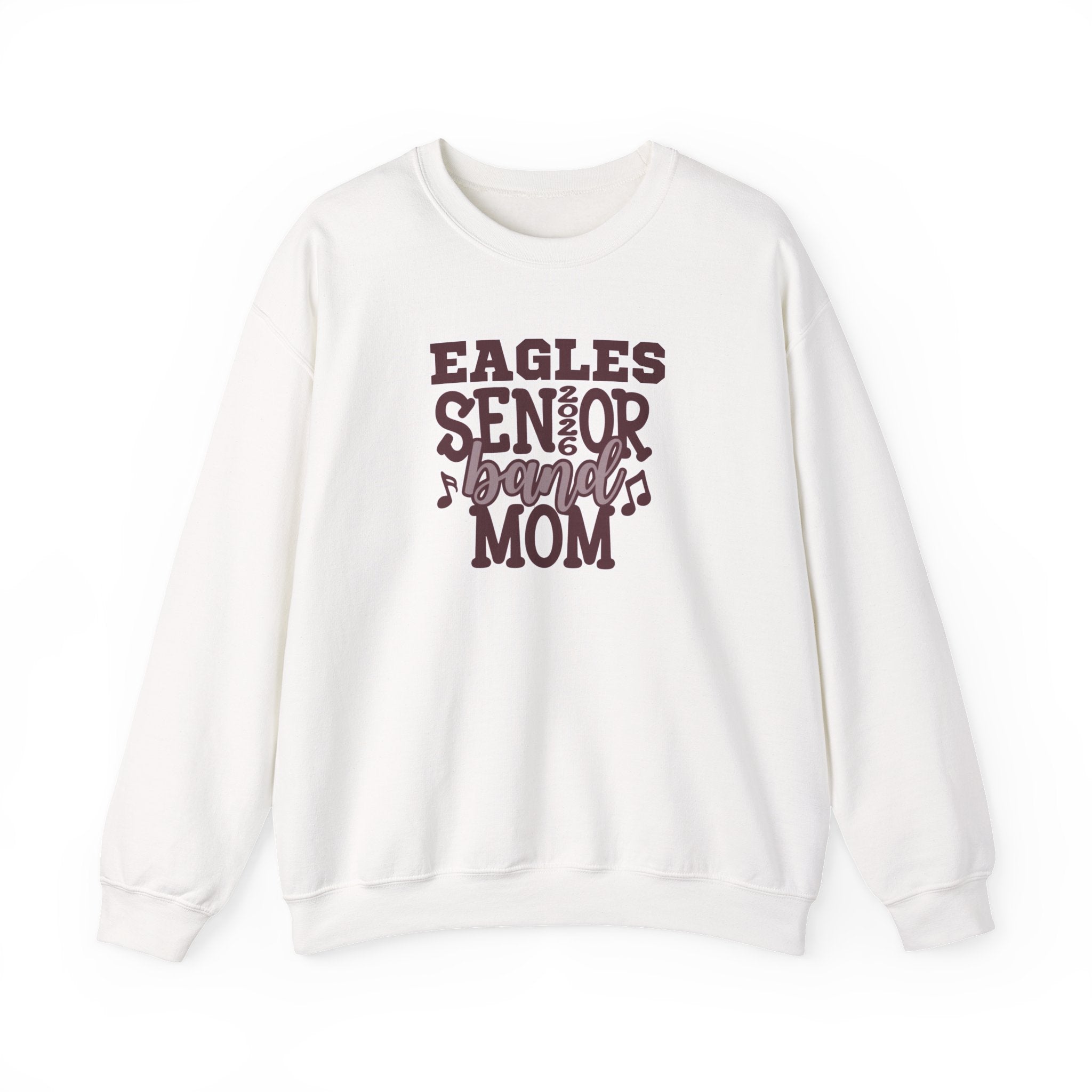 Adult Unisex Eagles Senior Band Mom Graphic Sweatshirt