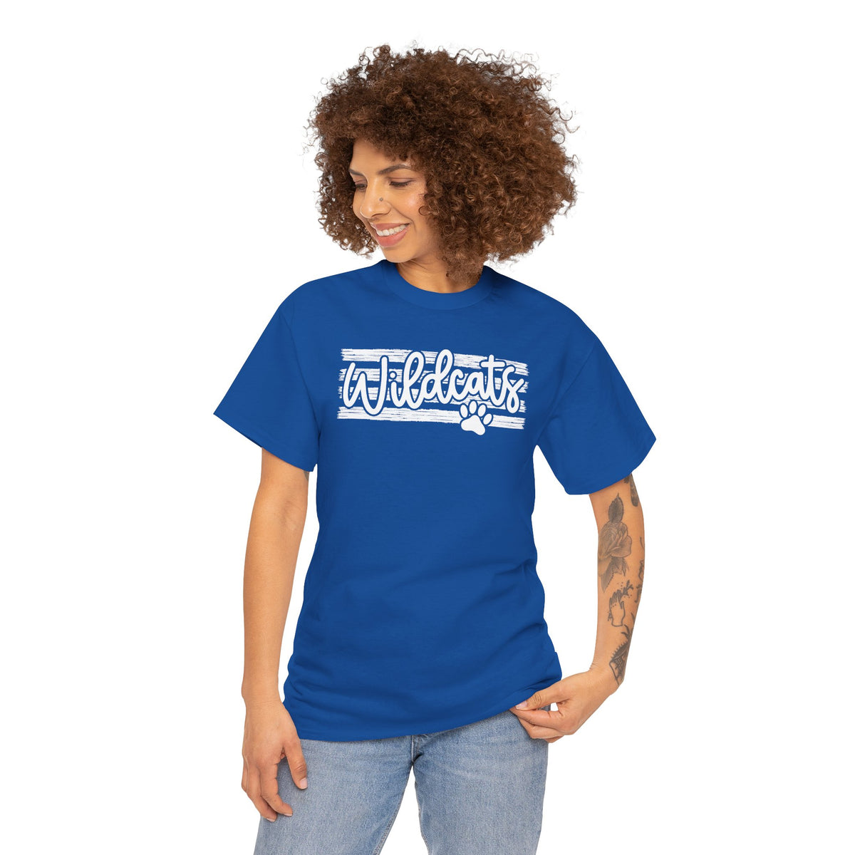 Adult Unisex Overbrook Elementary Wildcats Spirit Graphic Gildan Classic Tee