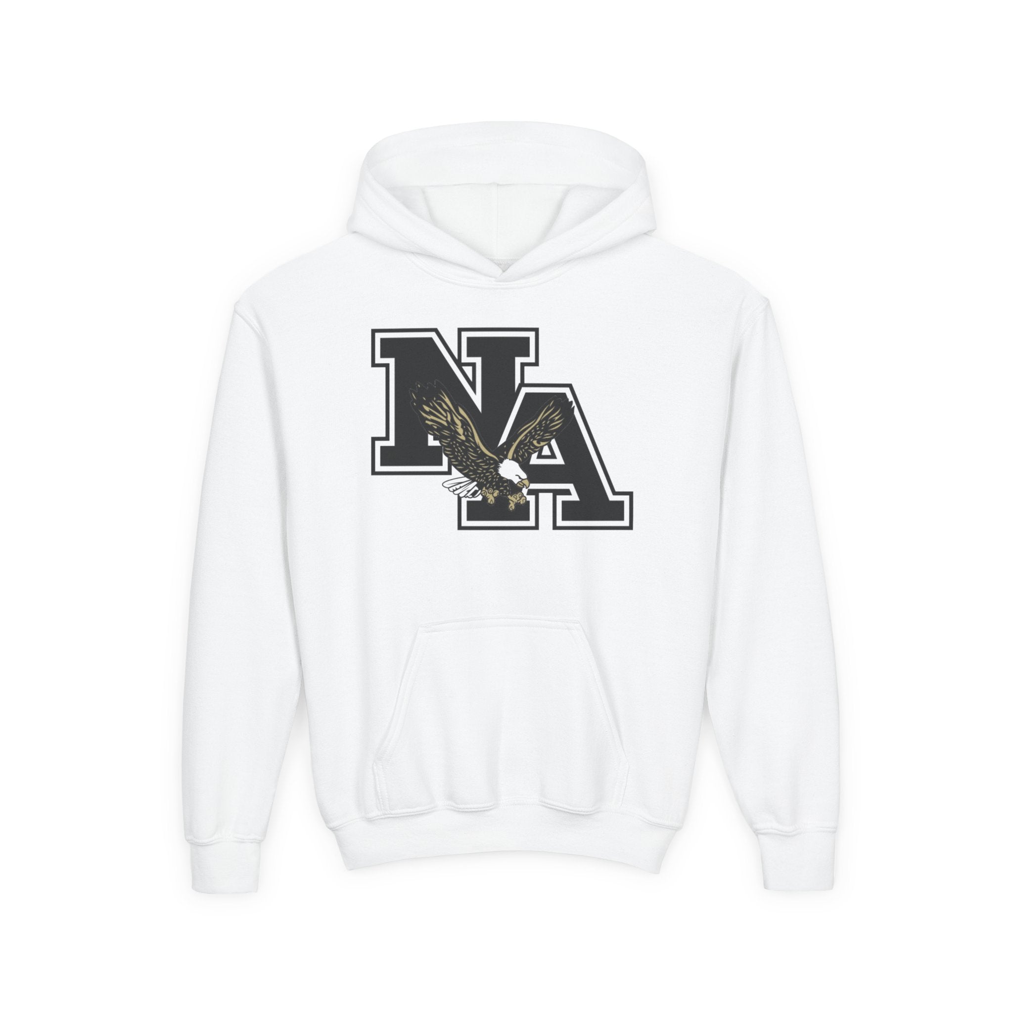 Youth Black Classic Logo Graphic Hoodie