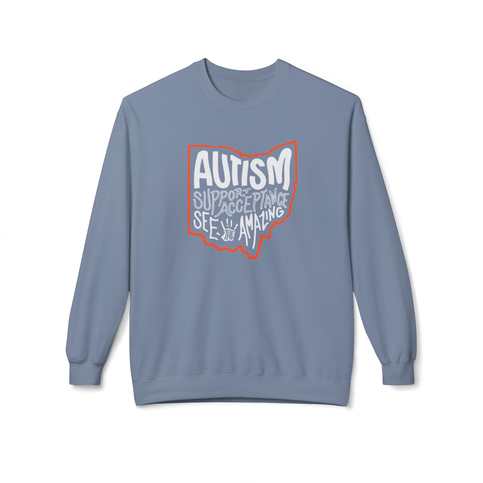Adult Unisex Autism See The Amazing Graphic Soft Style Sweatshirt