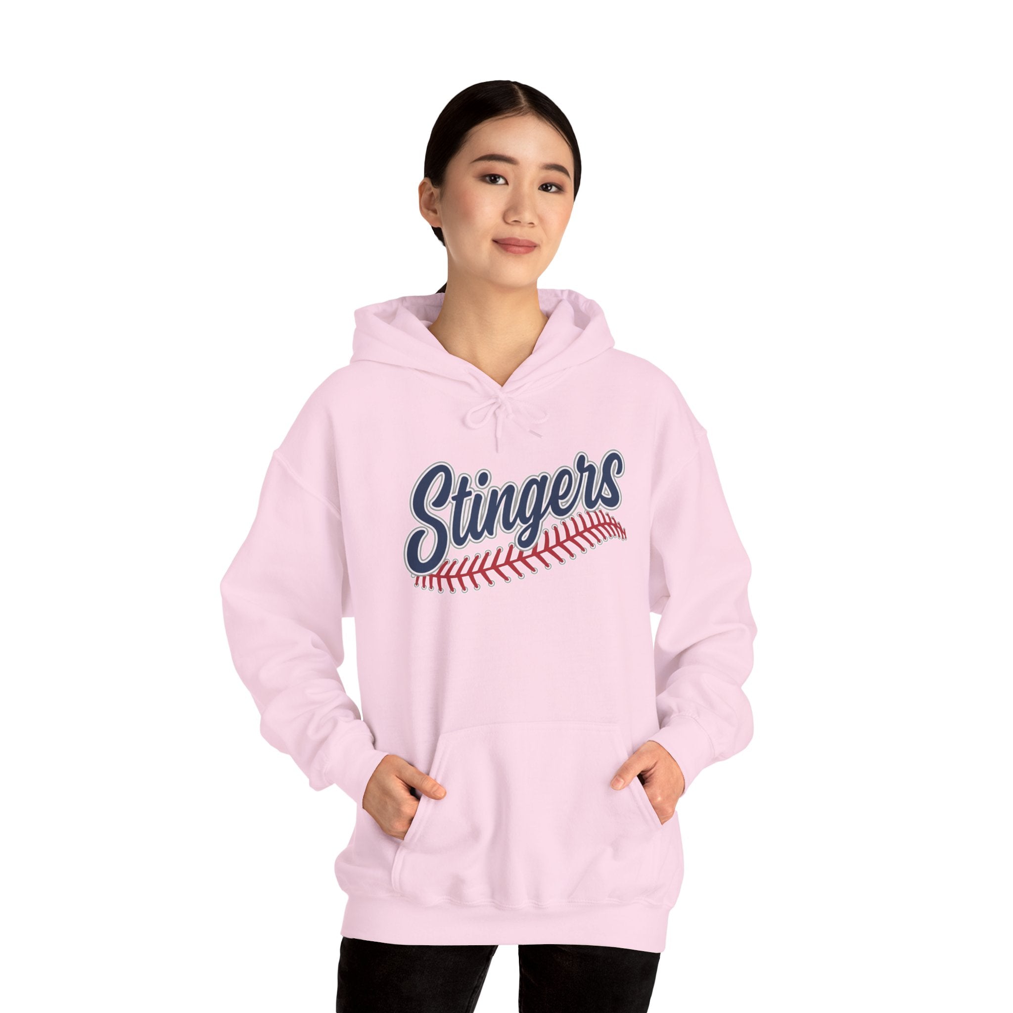Adult Unisex Stingers Softball Stitches Graphic Hoodie