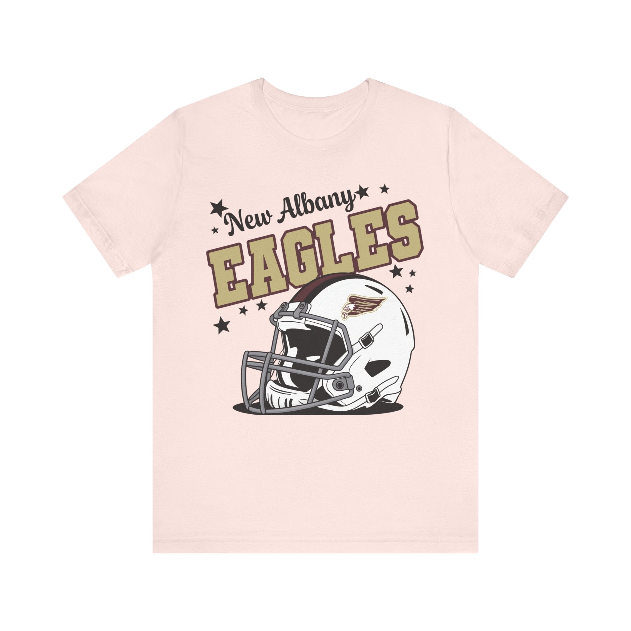 Adult Unisex New Albany Eagles Football Pride Graphic Short Sleeve Soft Tee