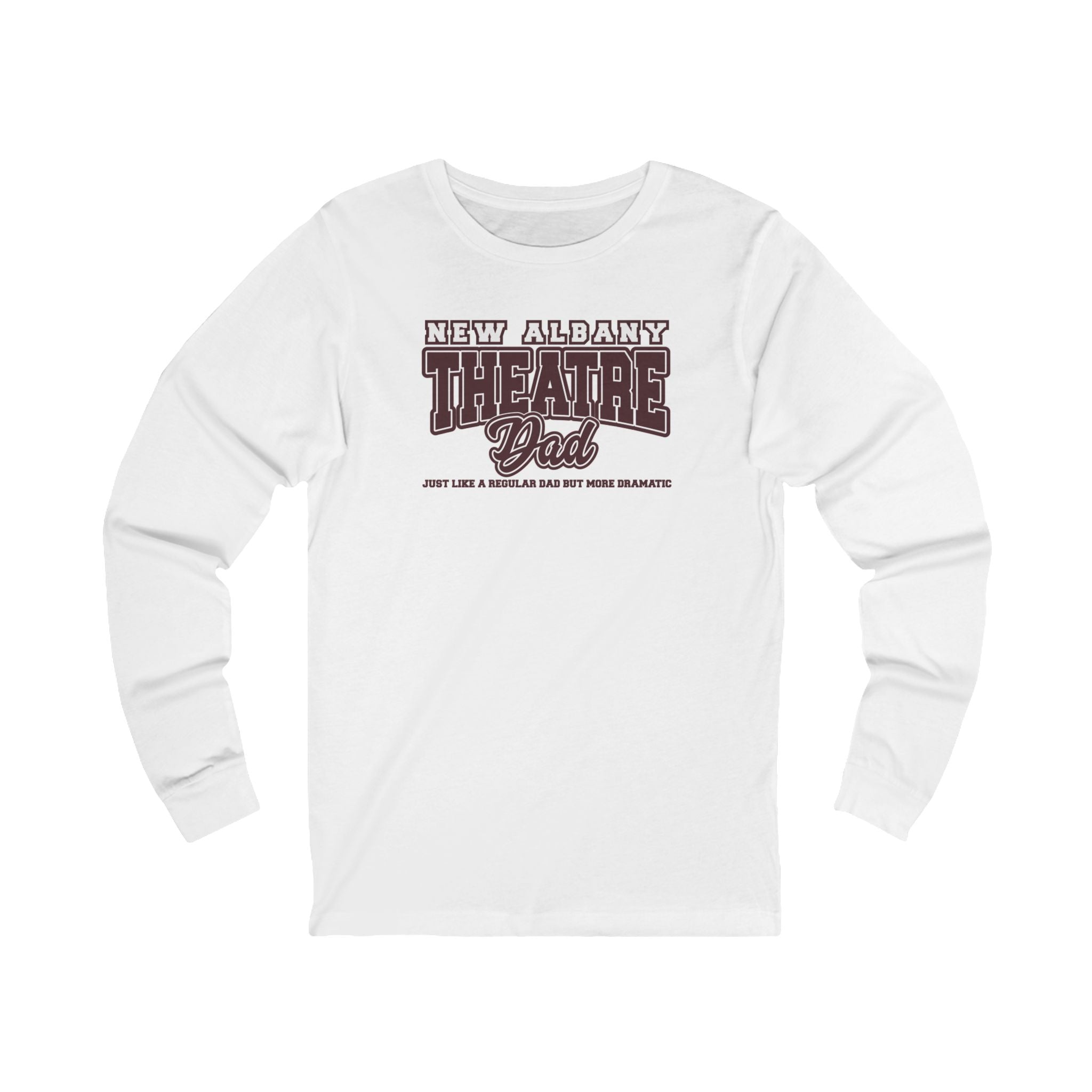 Adult Unisex New Albany Theatre Dad Graphic Long Sleeve Soft Tee
