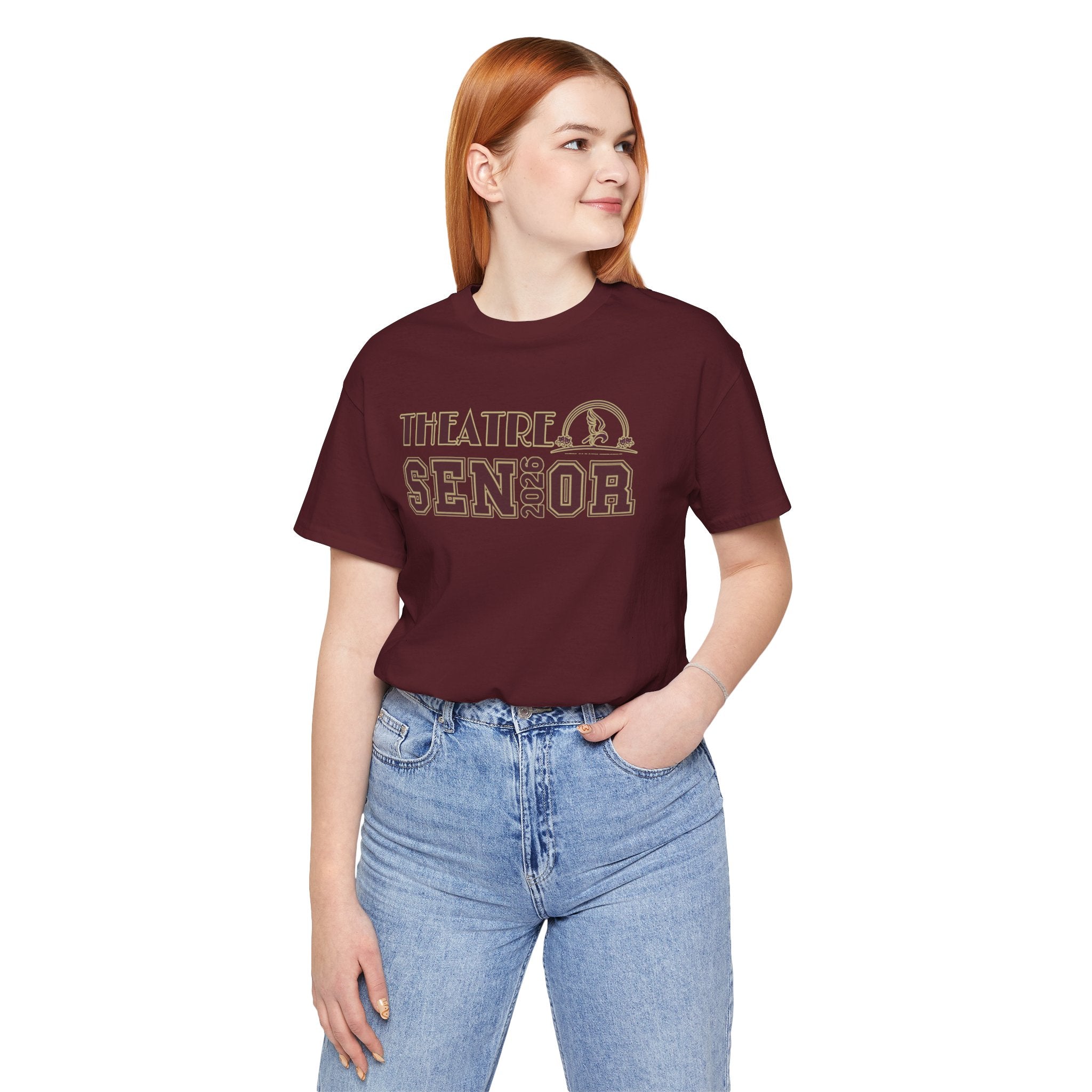 Adult Unisex Theatre Senior Graphic Short Sleeve Soft Tee