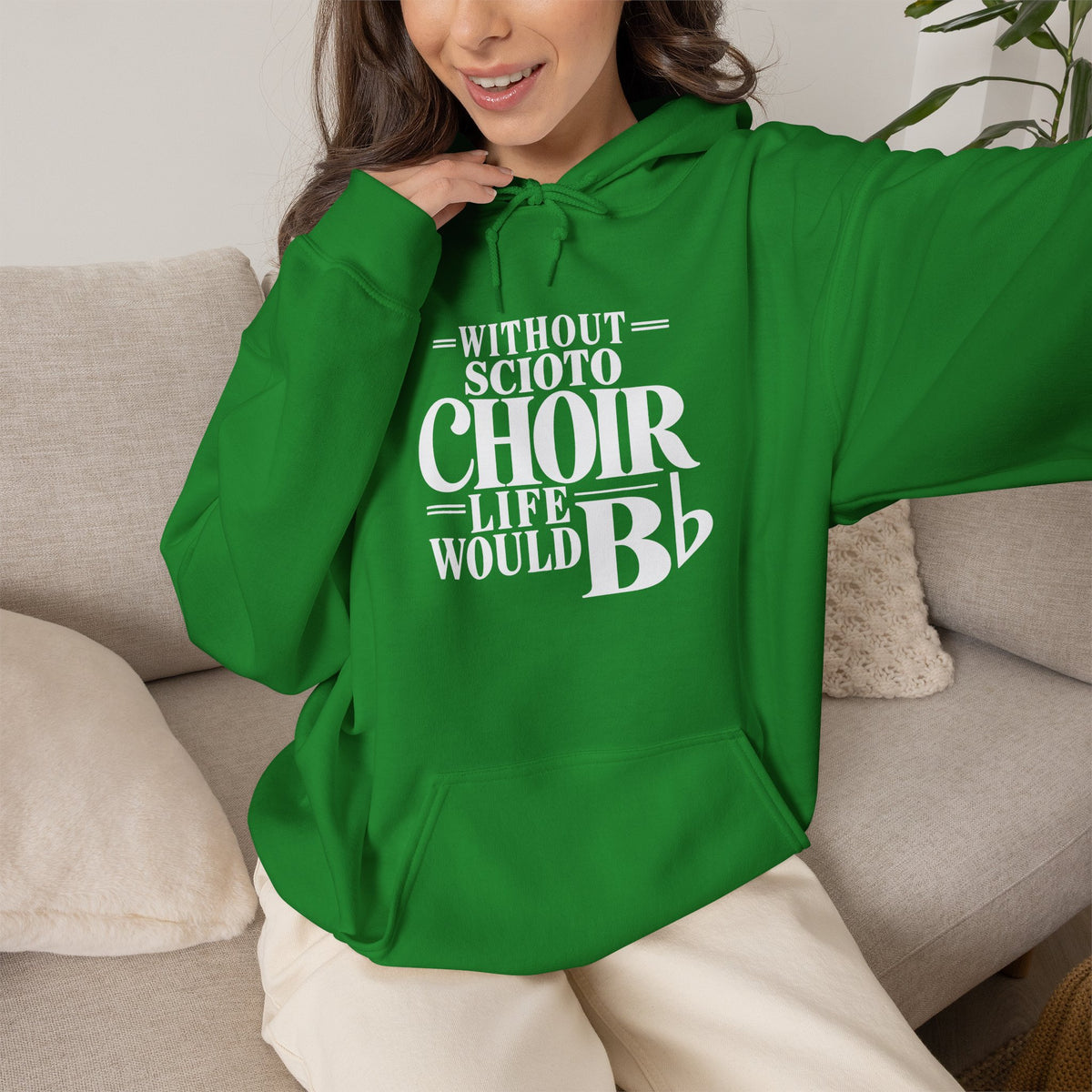 Adult Unisex Dublin Scioto Choirs Life would B-Flat Graphic Hoodie