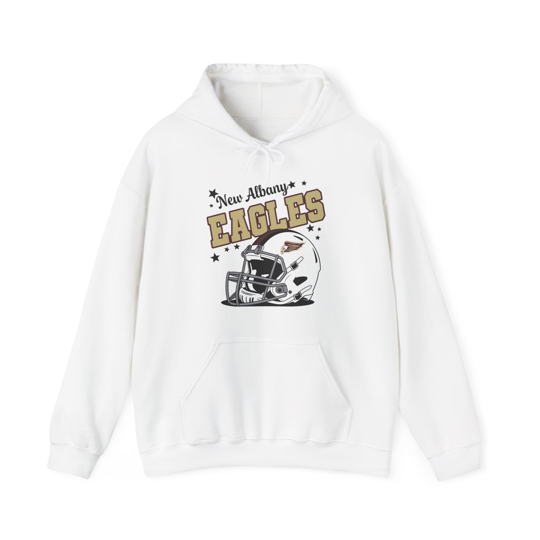 Adult Unisex New Albany Eagles Football Pride Graphic Hoodie