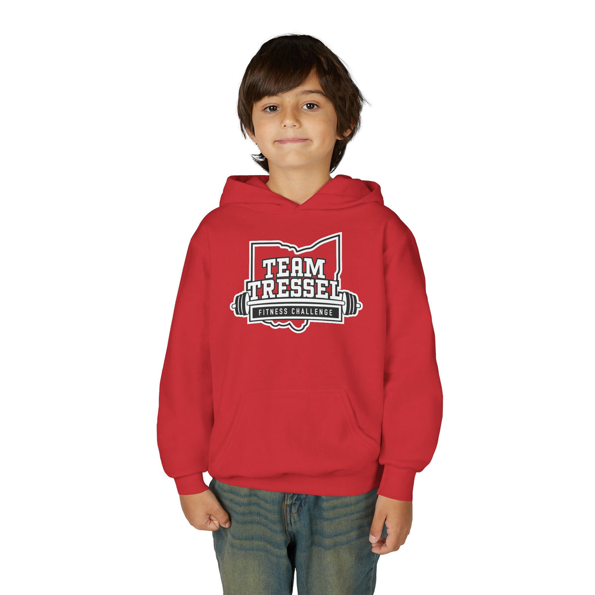 Youth Team Tressel Fitness Challenge Graphic Hoodie