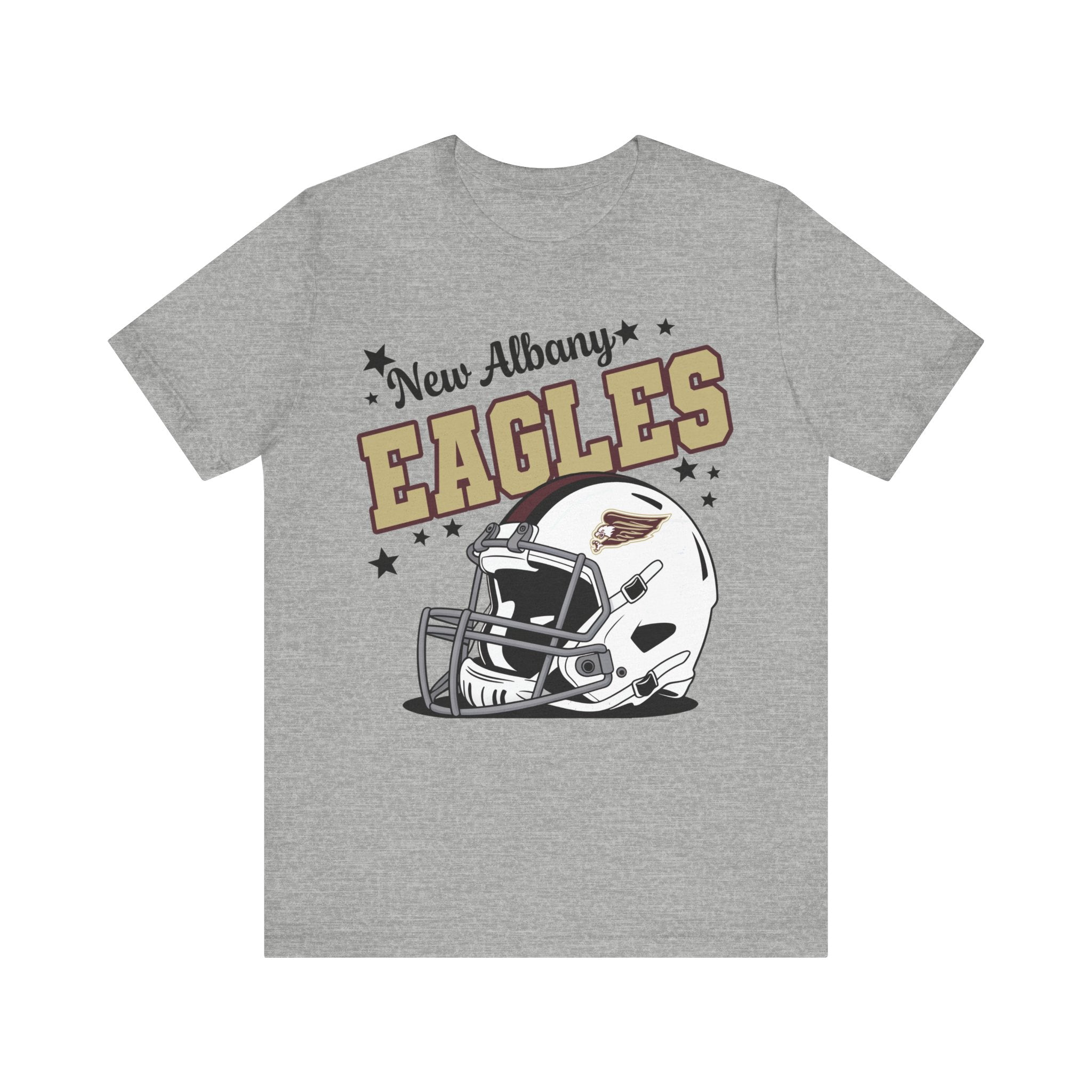 Adult Unisex New Albany Eagles Football Pride Graphic Short Sleeve Soft Tee