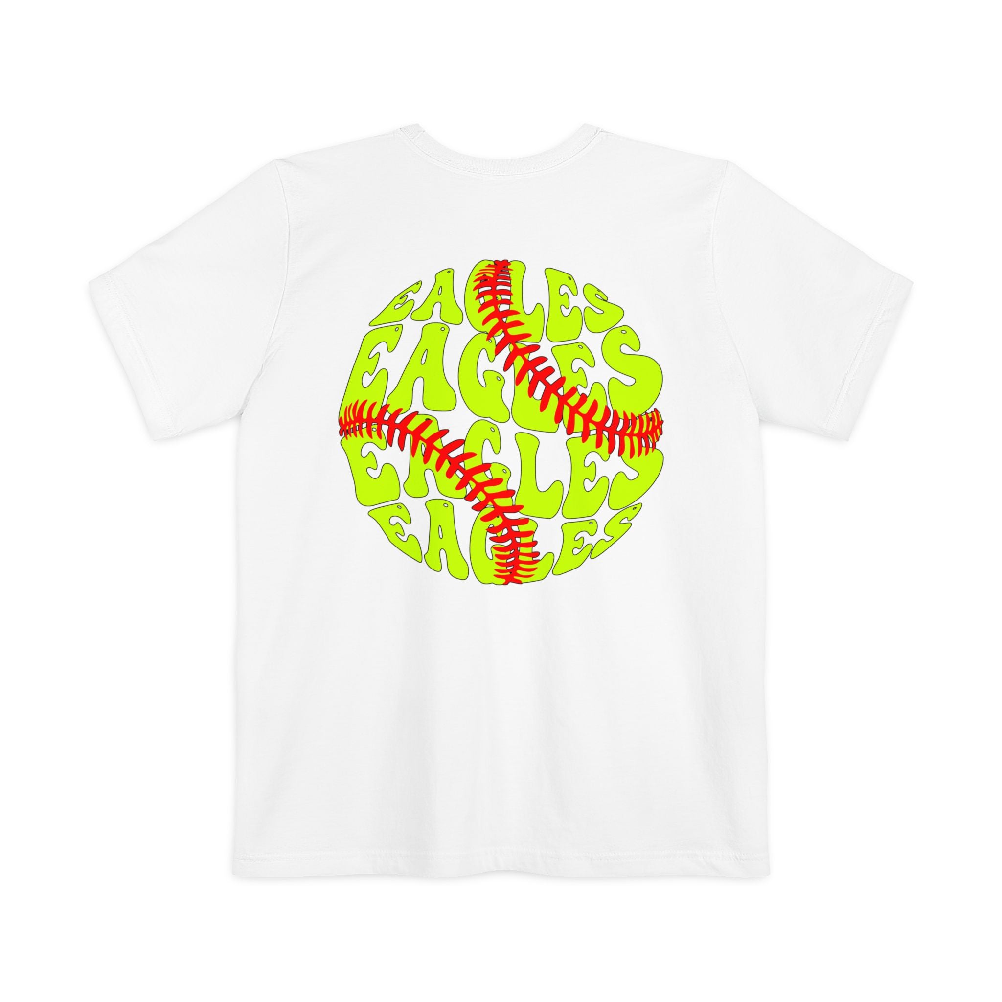 Adult Unisex New Albany Eagles Curveball Graphic Pocket T-shirt