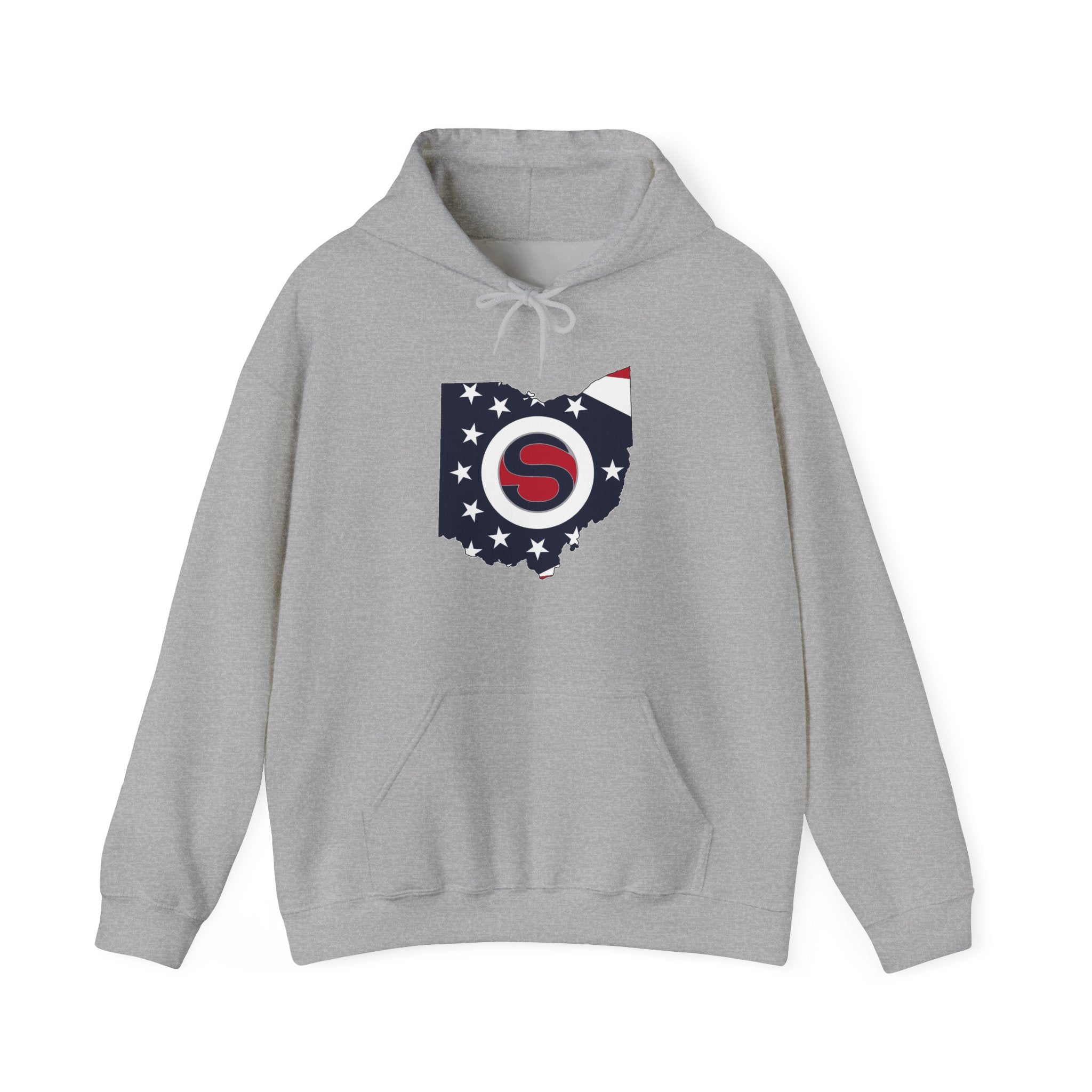 Adult Unisex Stingers Softball State Logo Graphic Hoodie