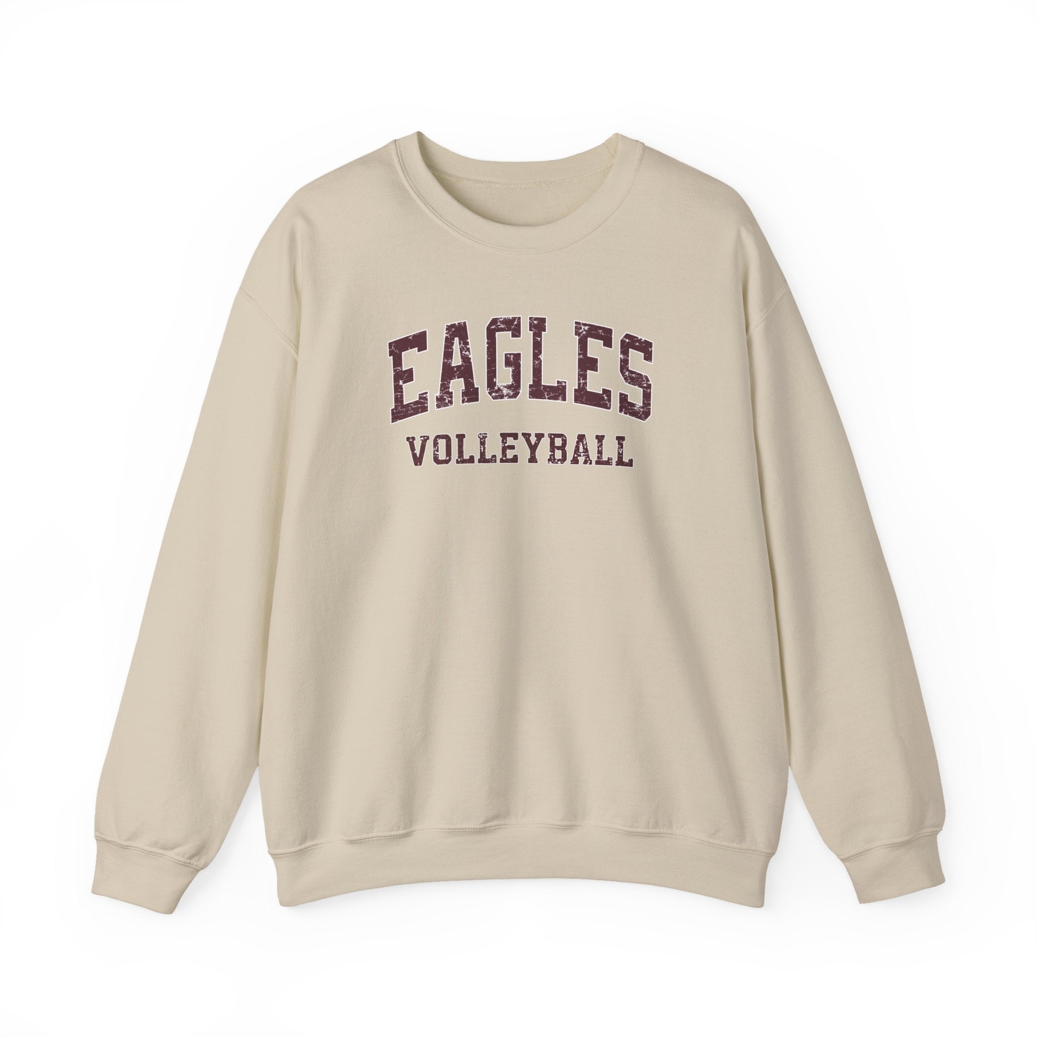 Adult Unisex New Albany Eagles Volleyball Vintage Distressed Graphic Sweatshirt