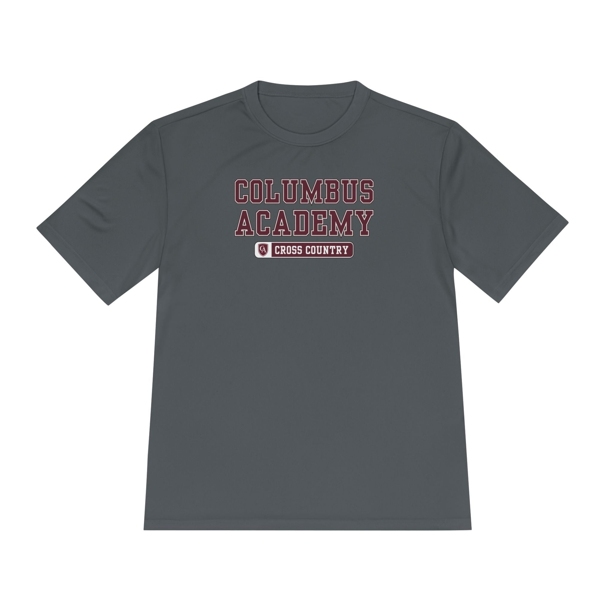 Adult Unisex Columbus Academy Cross Country Graphic Sport-Tek Competitor Performance Tee