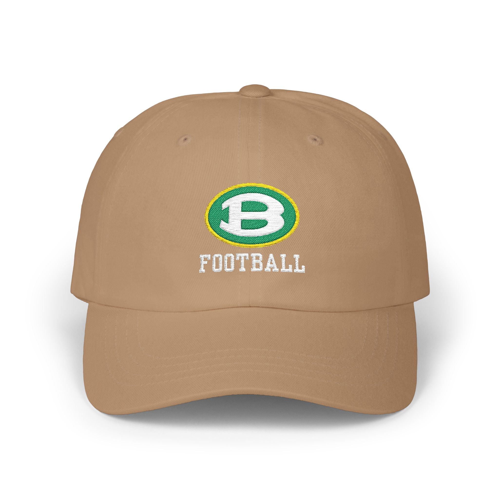 Embroidered Classic Brooke Football Logo Dad Cap