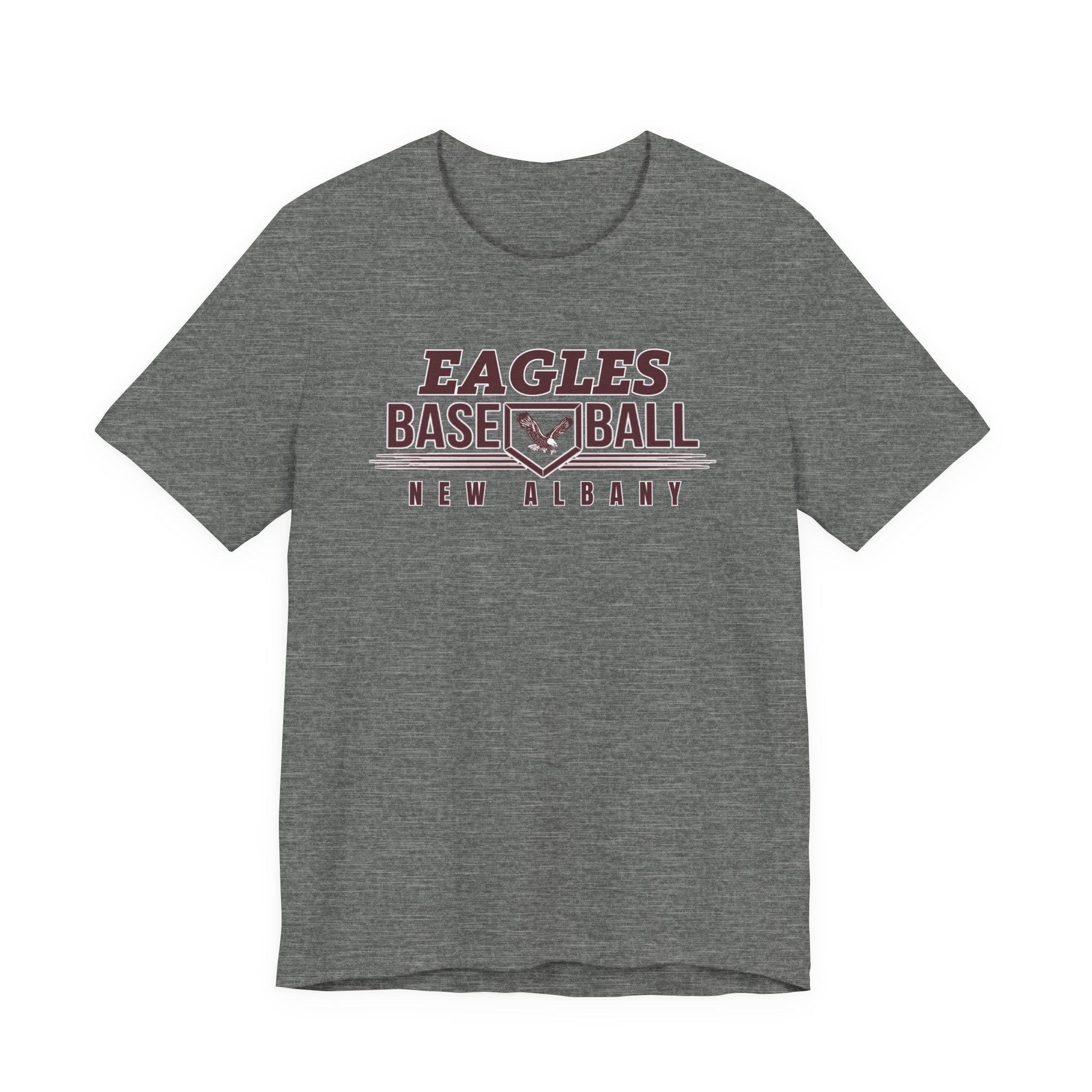 Adult Unisex New Albany Eagles Home Plate Pride Graphic Short Sleeve Soft Tee