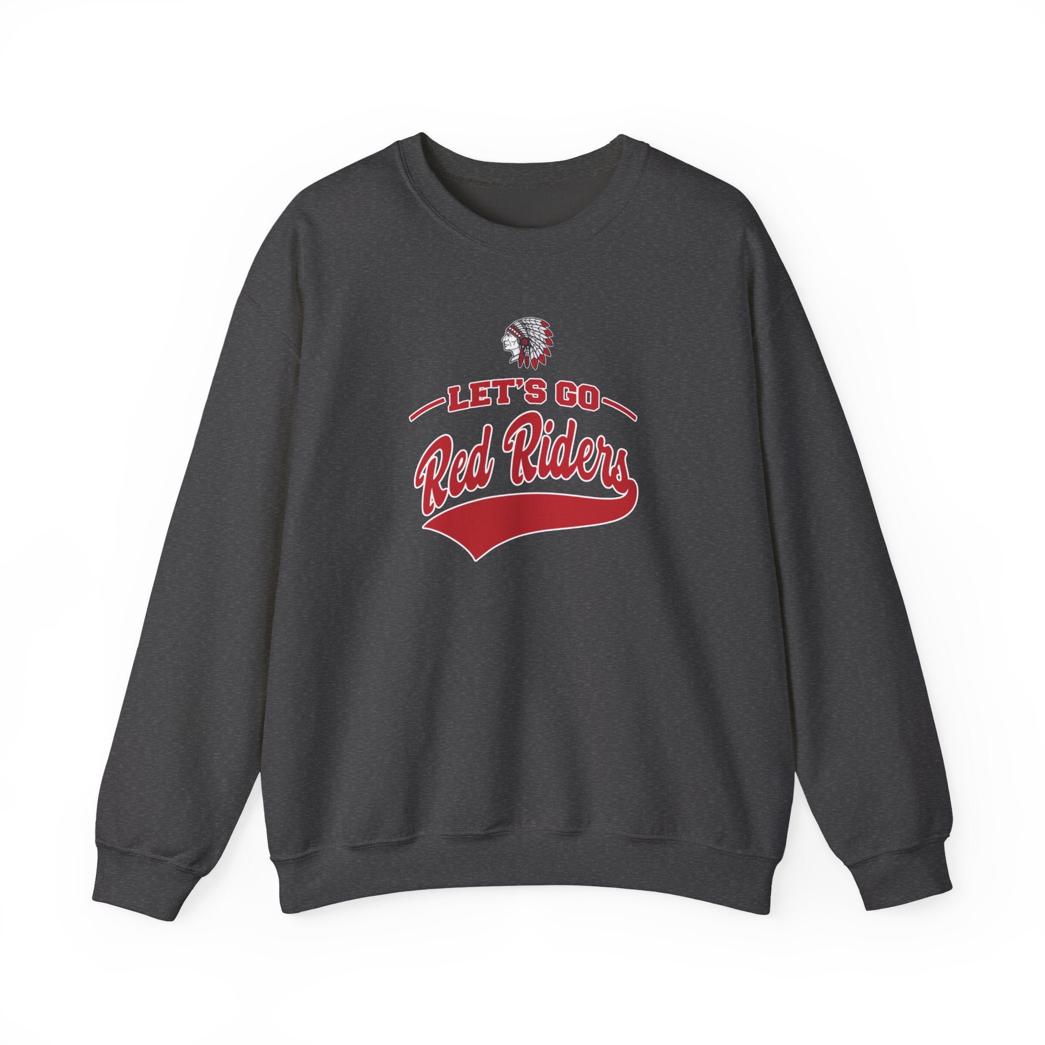 Adult Unisex Let's Go Red Riders Graphic Sweatshirt