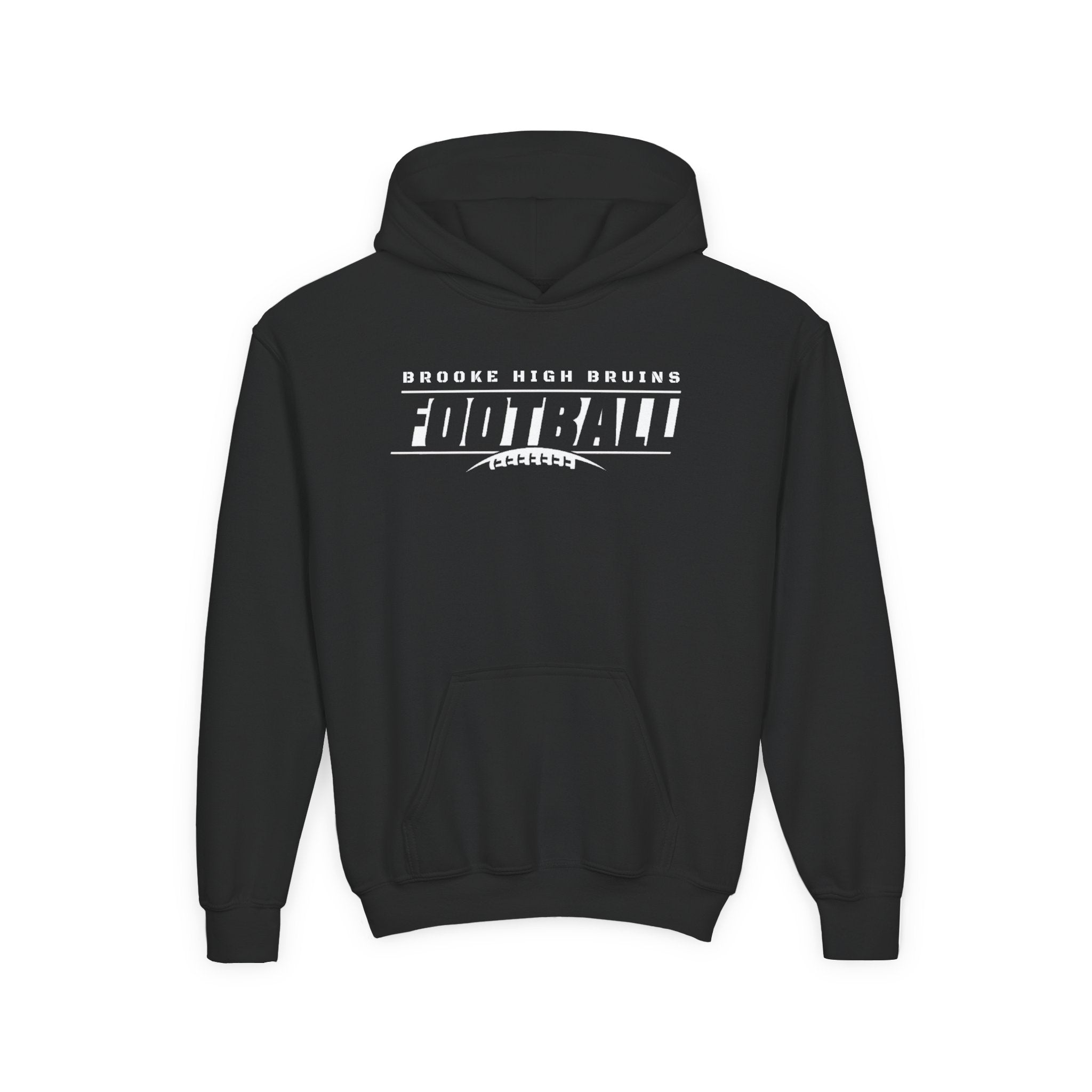 Youth Brooke High Bruins Goal Line Graphic Hoodie