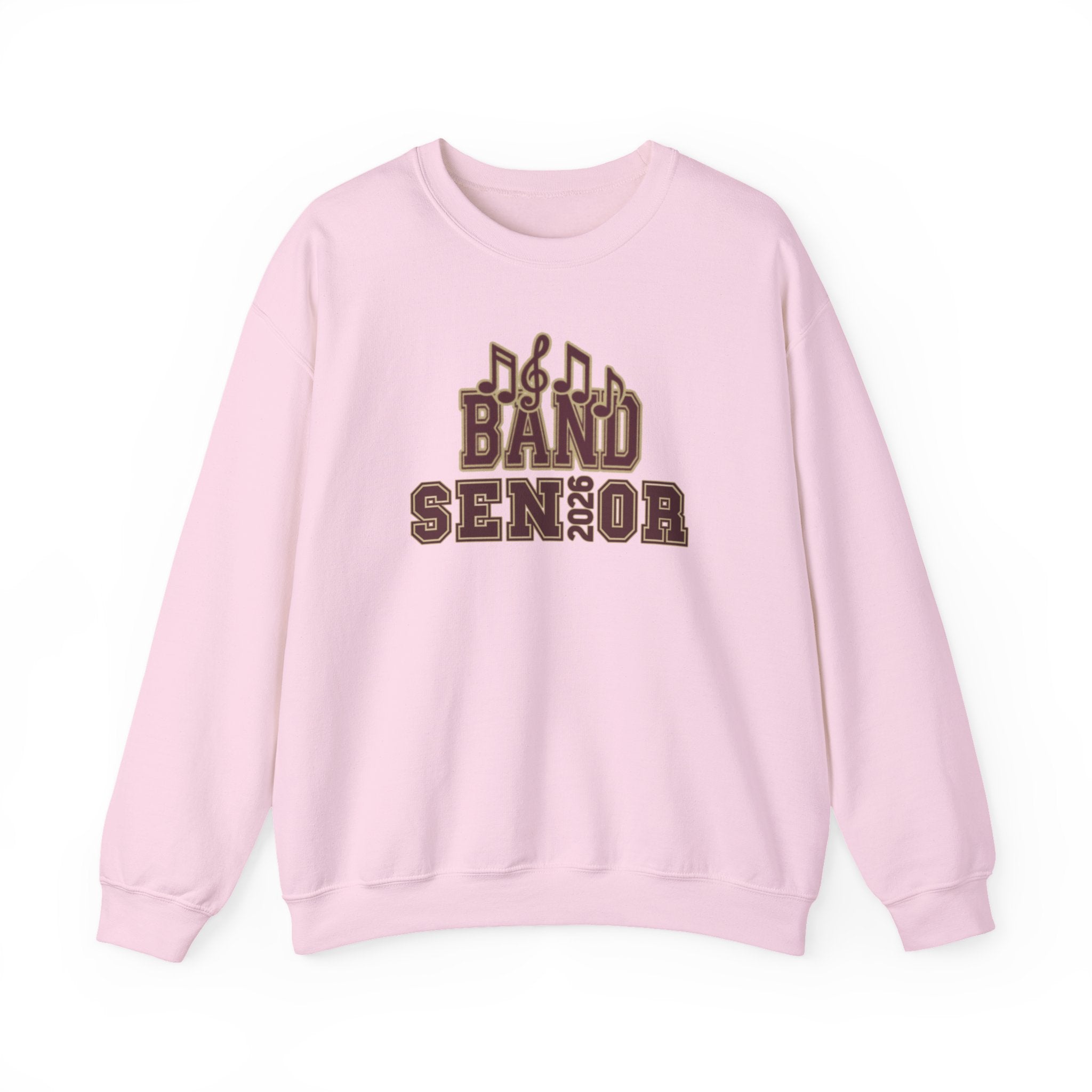 Adult Unisex Band Senior Musical Note Graphic Sweatshirt