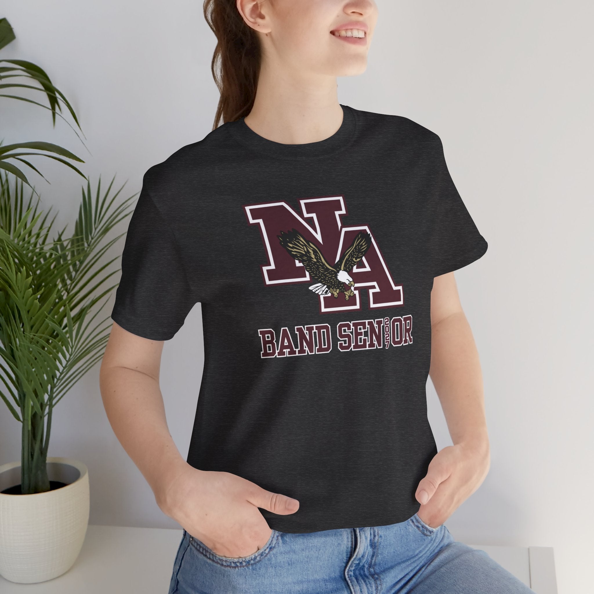 Adult Unisex New Albany Band 2027 Senior Graphic Short Sleeve Bella + Canvas Soft Tee