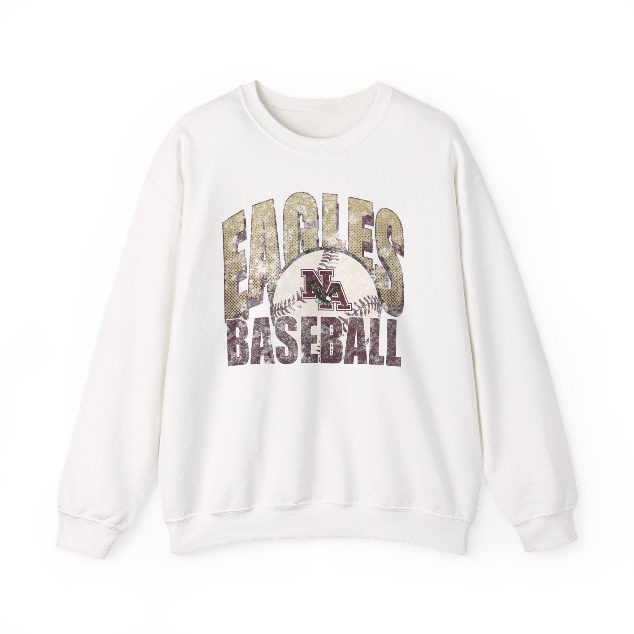 Adult Unisex New Albany Eagles Distressed Dugout Graphic Sweatshirt