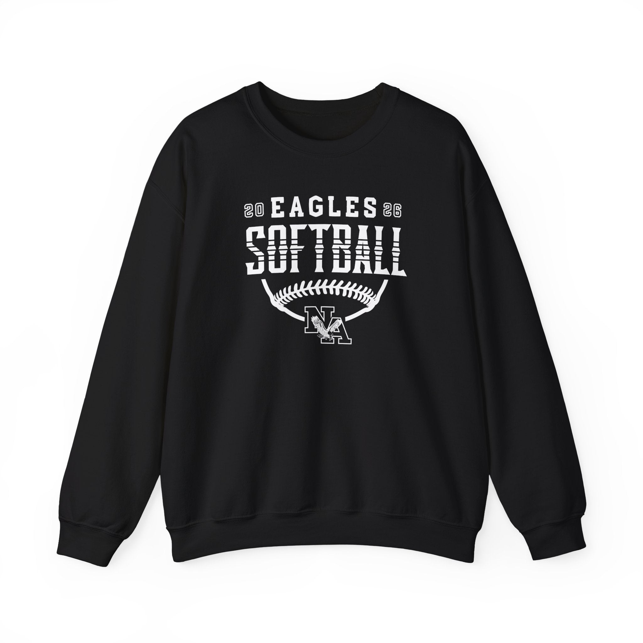 Adult Unisex New Albany Eagles Softball Strong Striped Graphic Sweatshirt