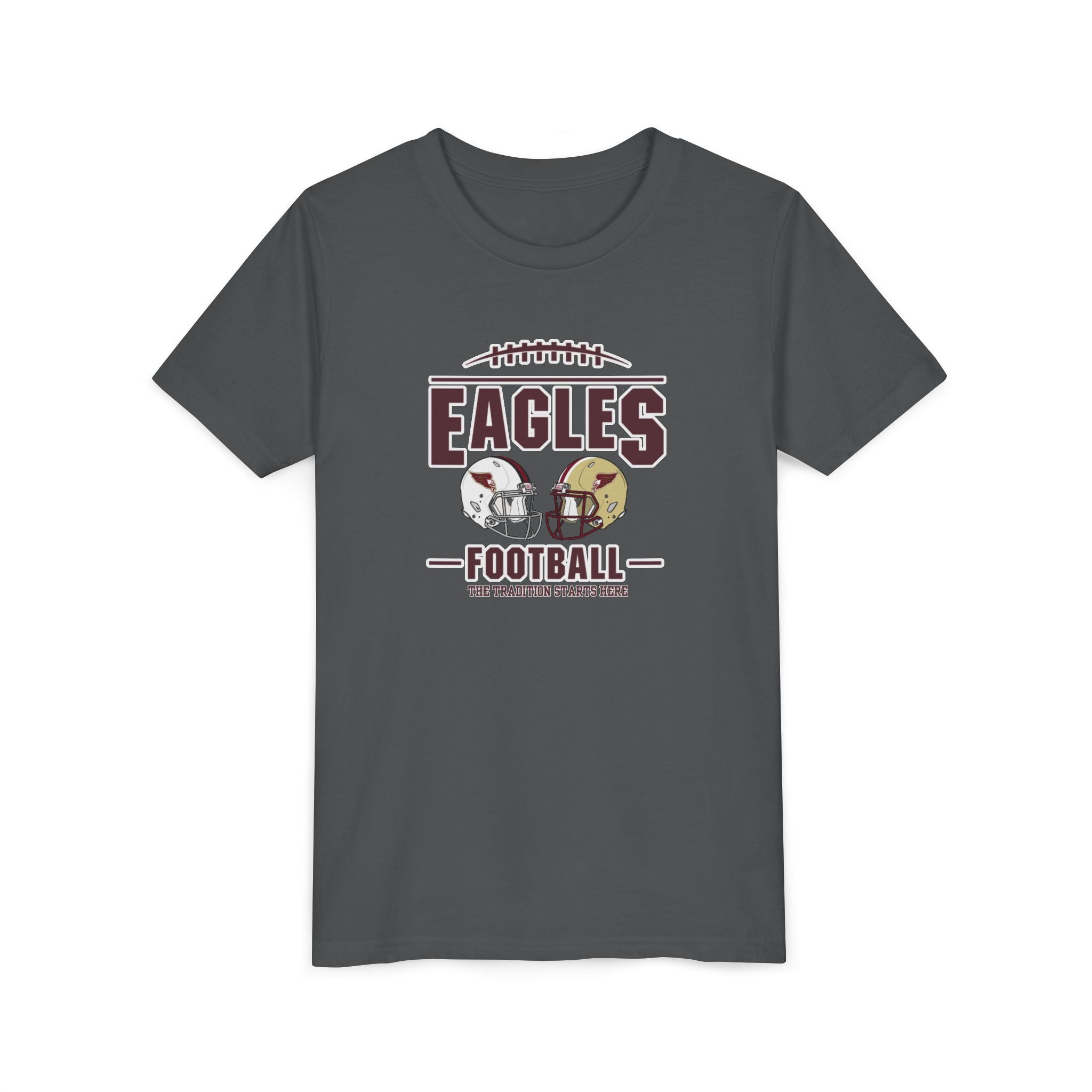 Youth New Albany Eagles Tradition Football Graphic Short Sleeve Soft Tee