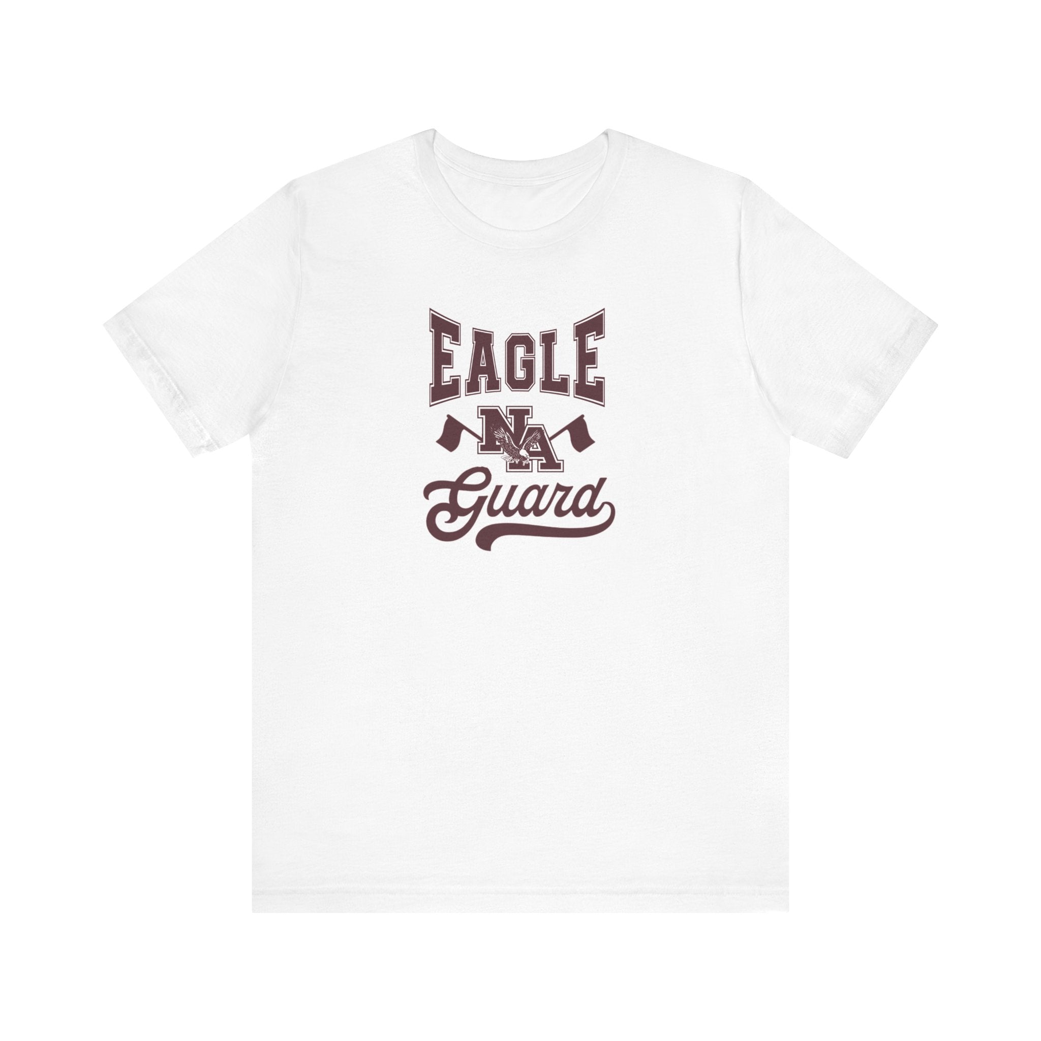 Adult Unisex Classic Varsity Eagle Guard Graphic Short Sleeve Soft Tee