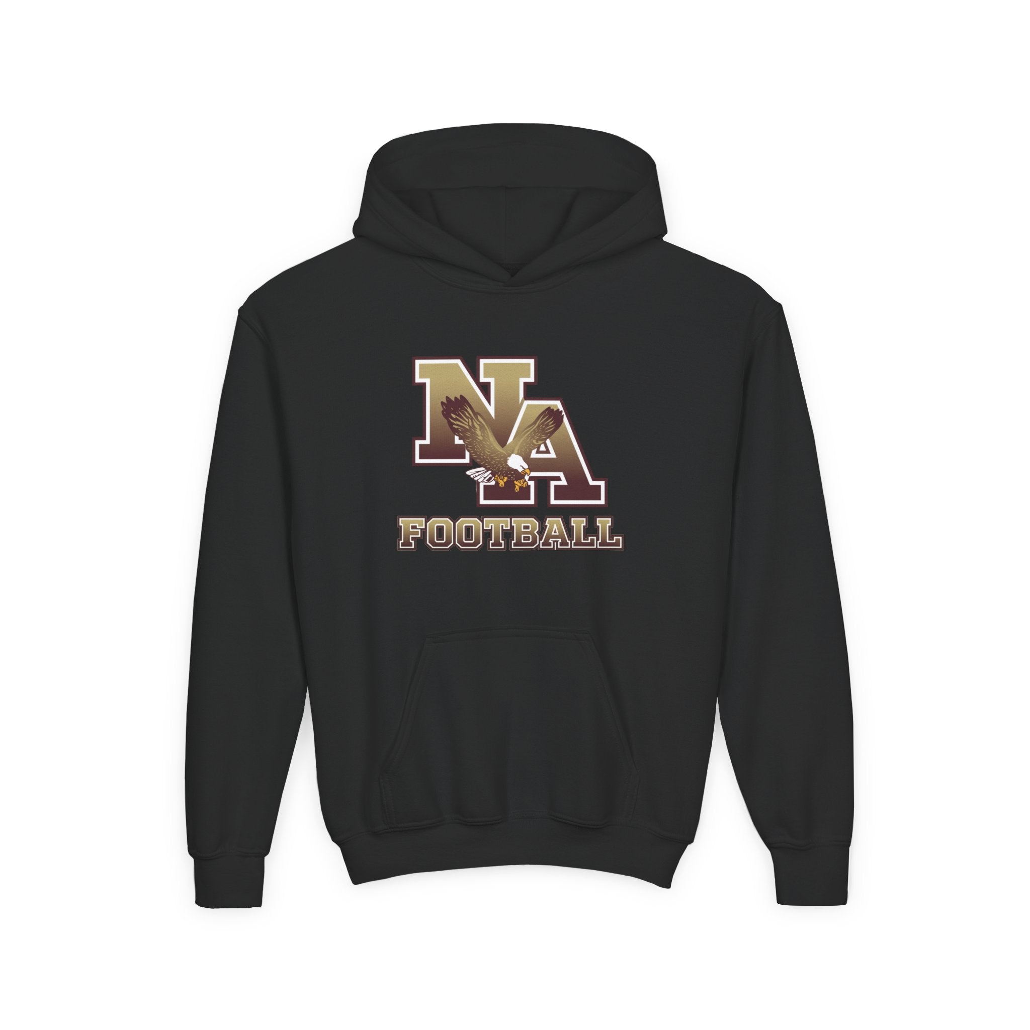 Youth New Albany Ombre Eagle Logo Graphic Hoodie
