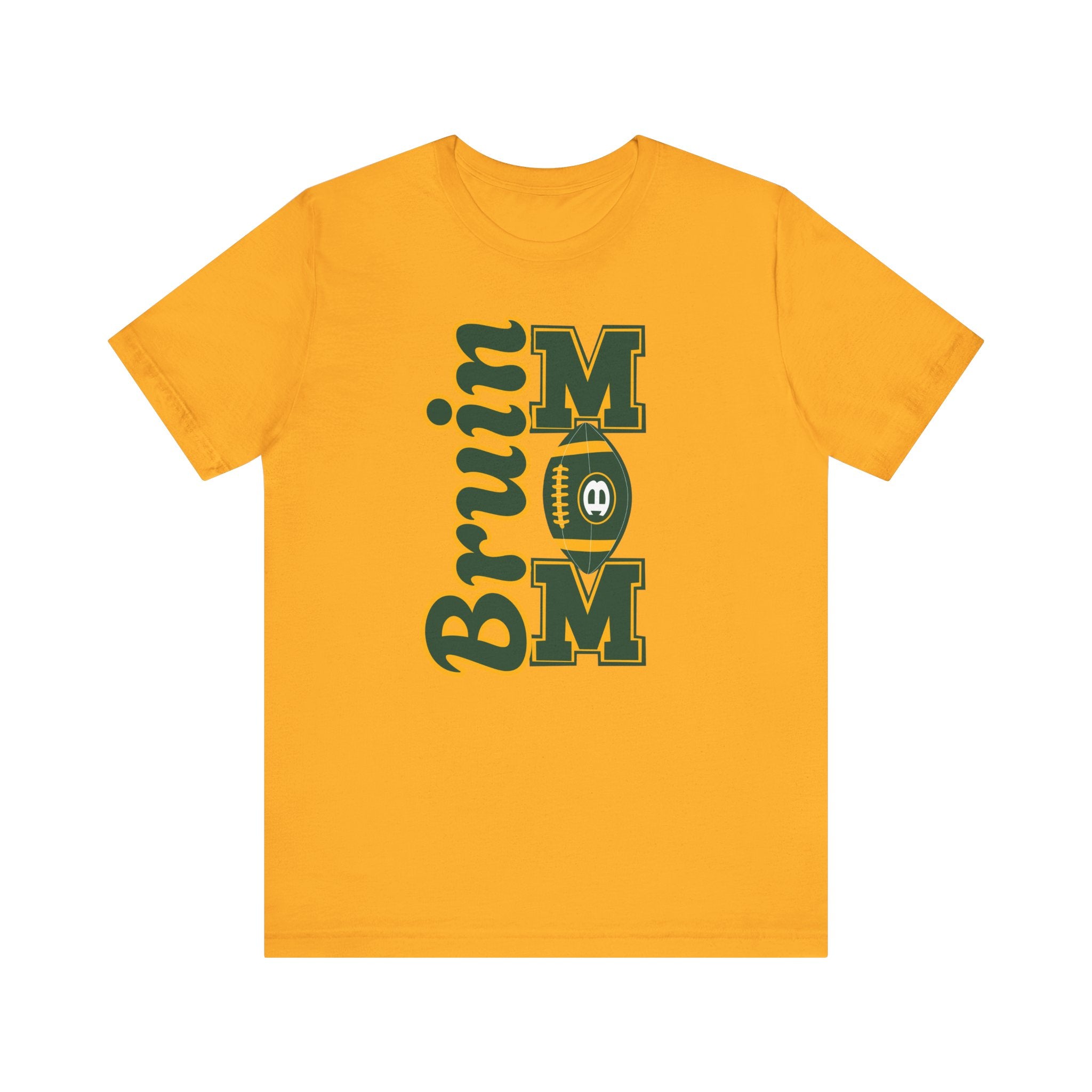 Adult Unisex Bruin Football Mom Graphic Short Sleeve Soft Tee