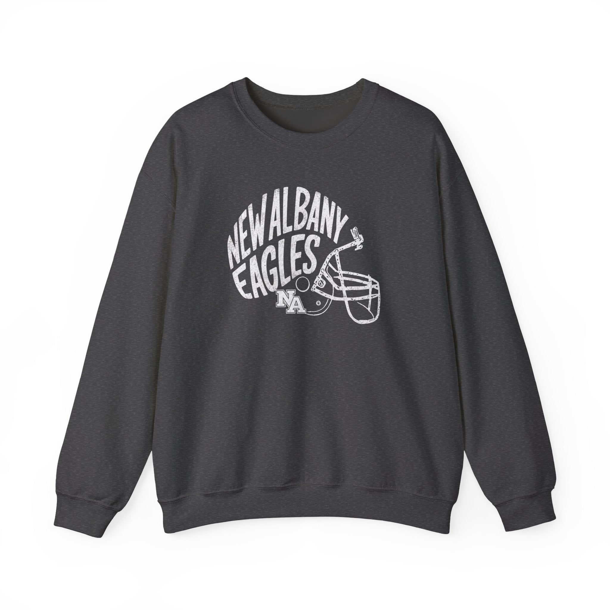Adult Unisex New Albany Vintage Vibes Football Helmet Graphic Sweatshirt