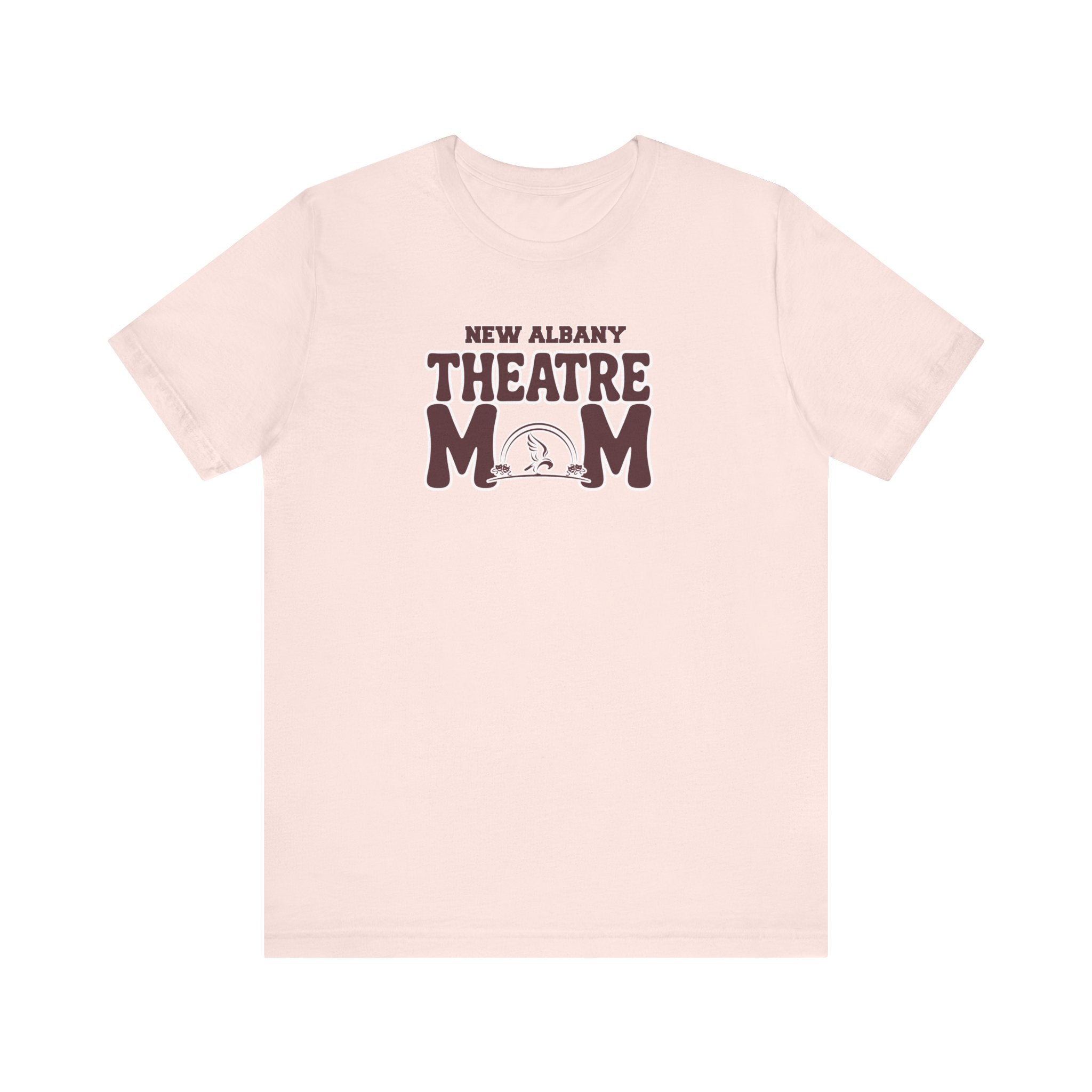 Adult Unisex New Albany Theatre Mom Graphic Short Sleeve Soft Tee
