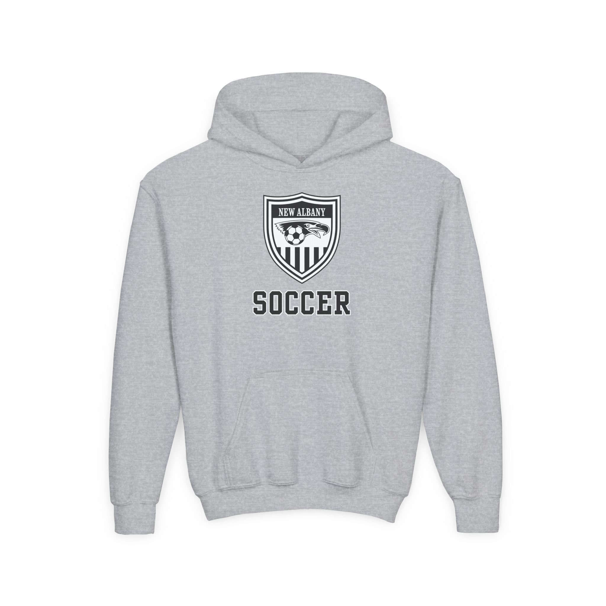 Youth New Albany Youth Soccer League Crest Graphic Hoodie