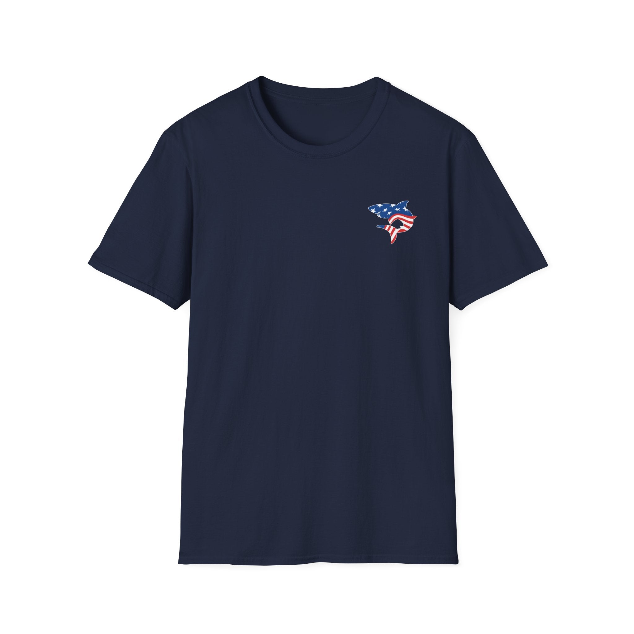Adult Unisex South Hills Swim Club Patriotic Graphic Short Sleeve Gildan Softstyle Tee