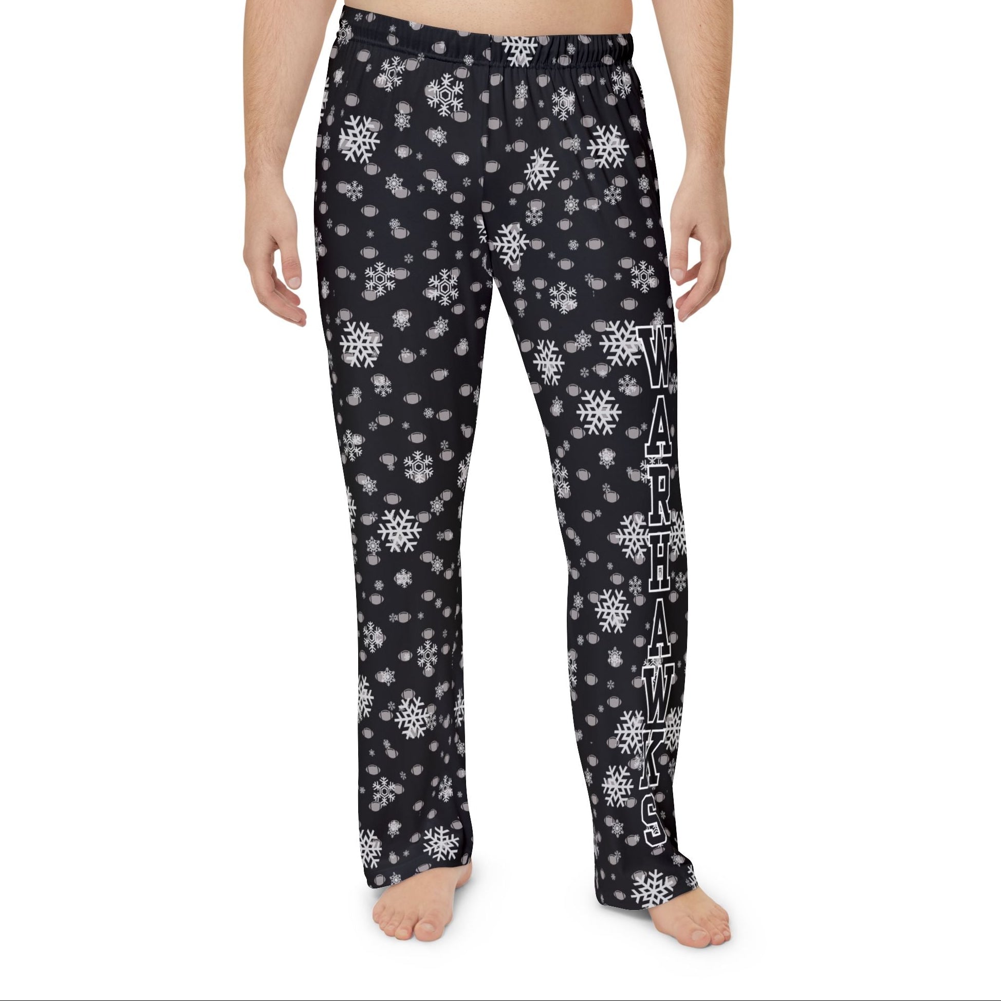 Men's Westerville Central Football Snowflake Spirit Super Soft Pajama Pants