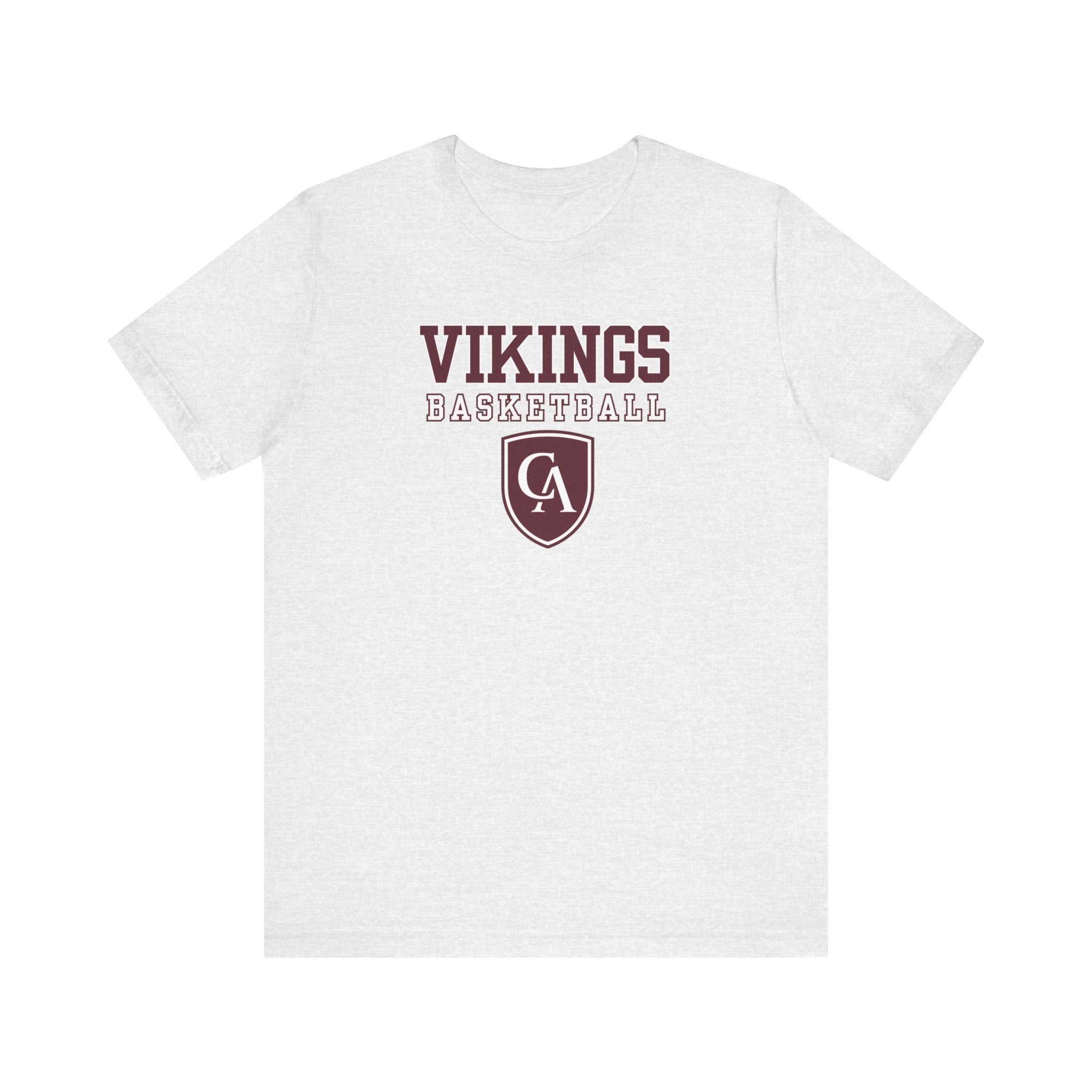 Adult Unisex Columbus Academy Vikings Basketball Graphic Short Sleeve Bella + Canvas Soft Tee
