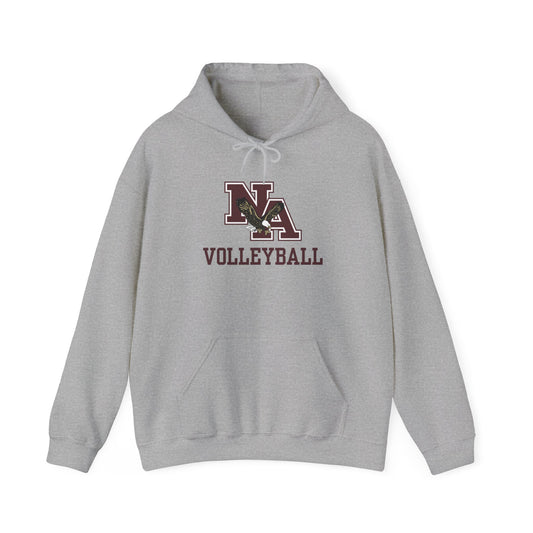 Adult Unisex Volleyball Classic Logo Graphic Hoodie - New Albany Eagles