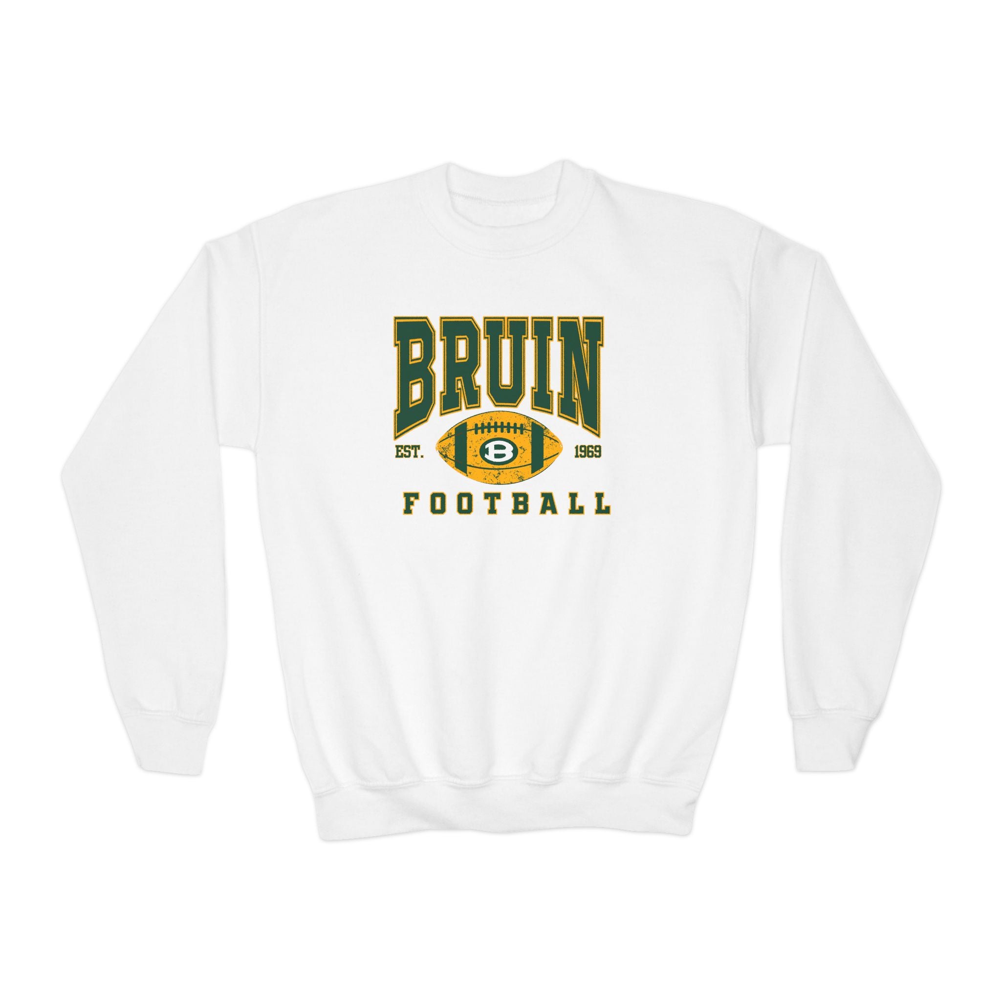 Youth Bruin Football Heritage Graphic Sweatshirt