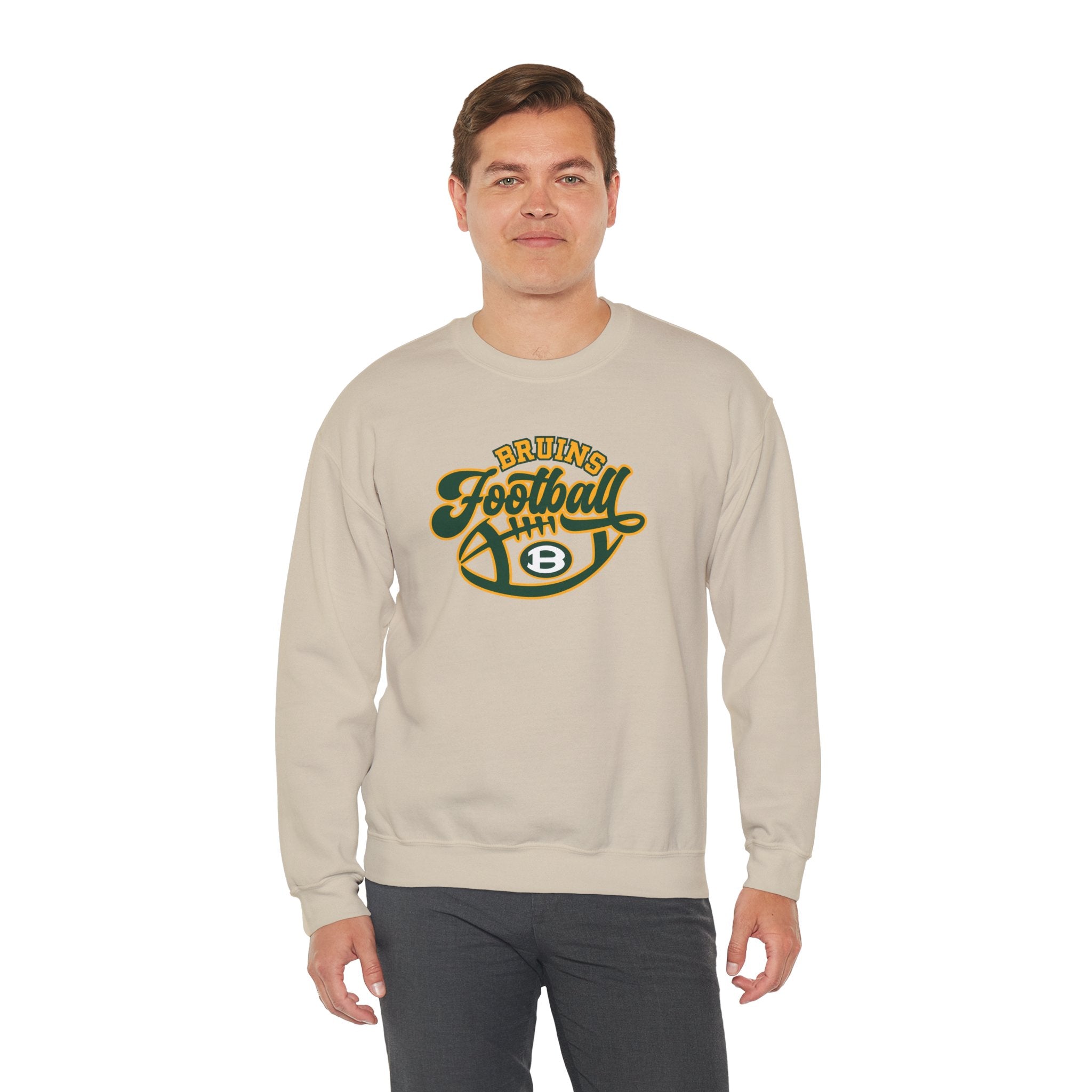 Adult Unisex Bruin Script Football Graphic Sweatshirt