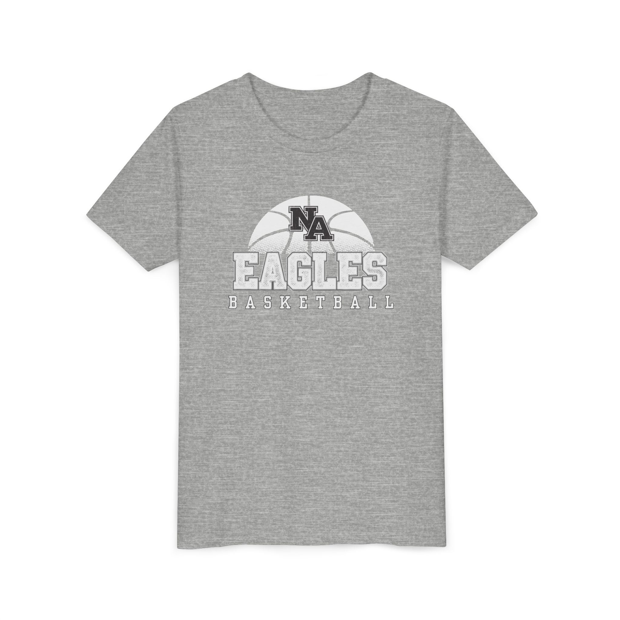 Youth New Albany Eagles Basketball Fast Break Graphic Short Sleeve Soft Tee