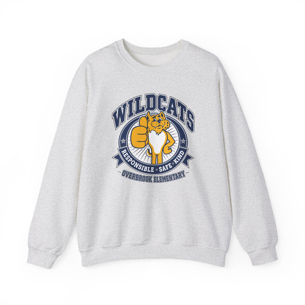 Adult Unisex Overbrook Elementary Wildcat Way Graphic Sweatshirt