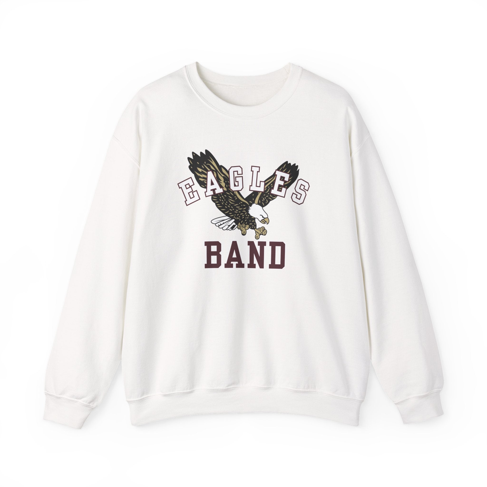 Adult Unisex Flying Band Eagle Graphic Sweatshirt